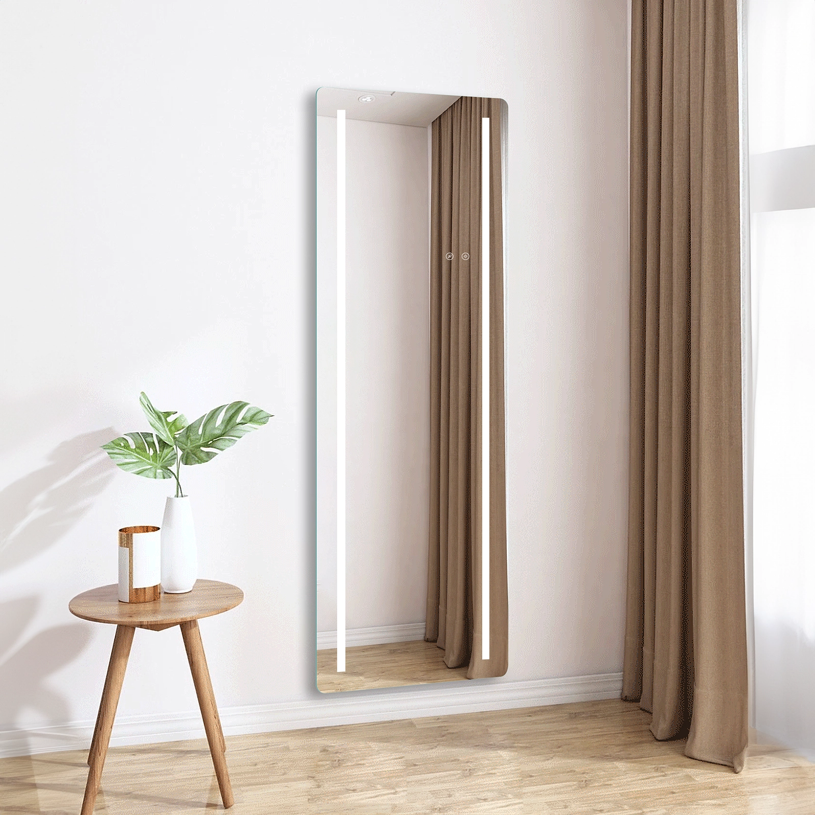 MOSCU ESPEJO RECTANGULAR SIN MARCO CON BLUETOOTH Y LUZ LED 50 X 150 X 3.5CM