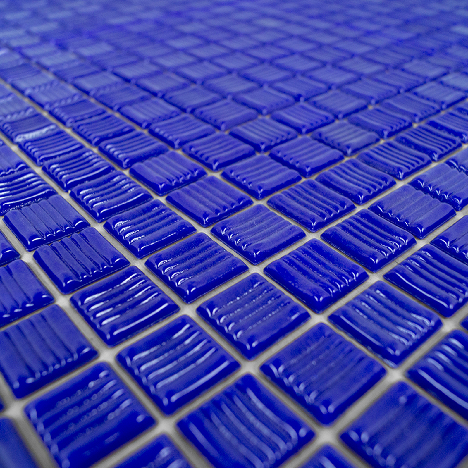 SOLID DARK BLUE MOSAICO 32.7 X 32.7 (2X2) (MALLA)