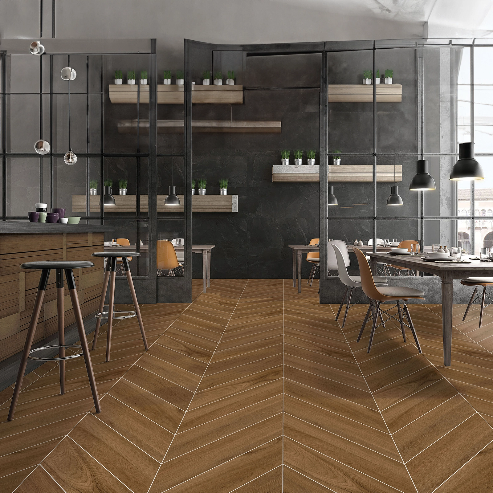 MILAN MIEL MATE RECT. 20 X 100