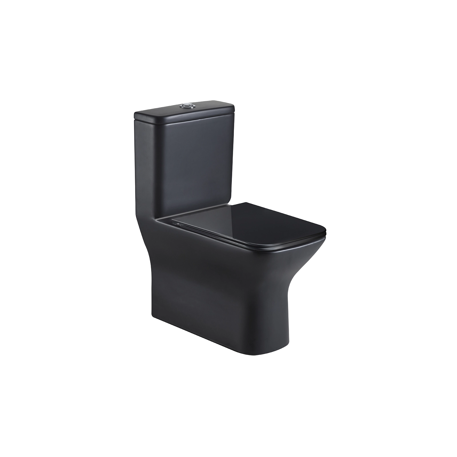 ARGOS NEGRO INODORO ONE PIECE C/ASIENTO CUADRADO CIERRE LENTO PUSH 4-6LT CL-12248AYA