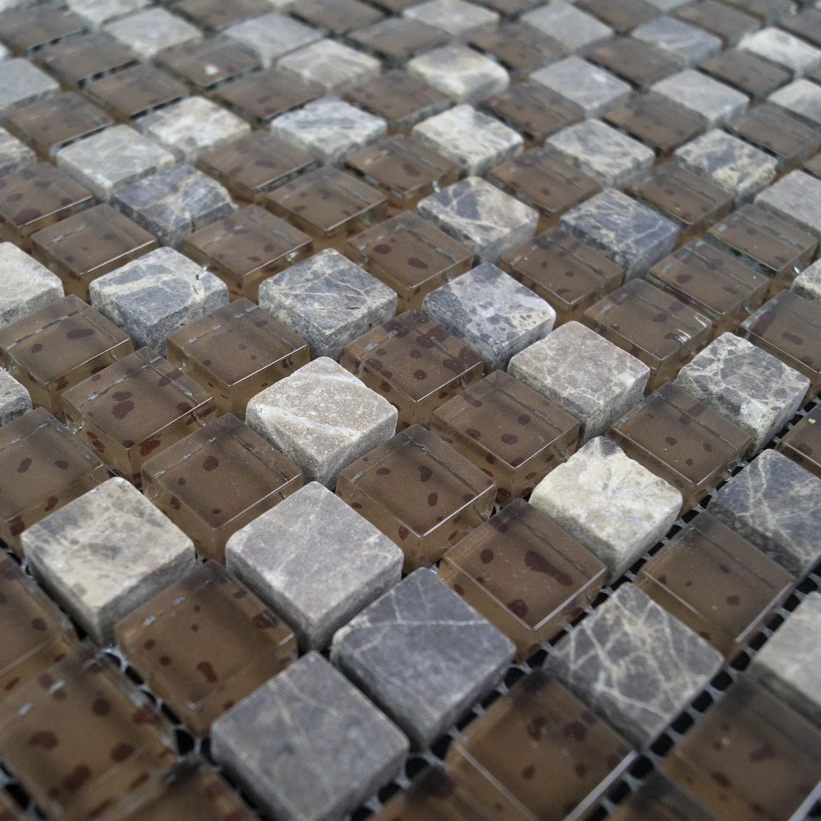 MOSAICOS  VETRO PIEDRA MATE