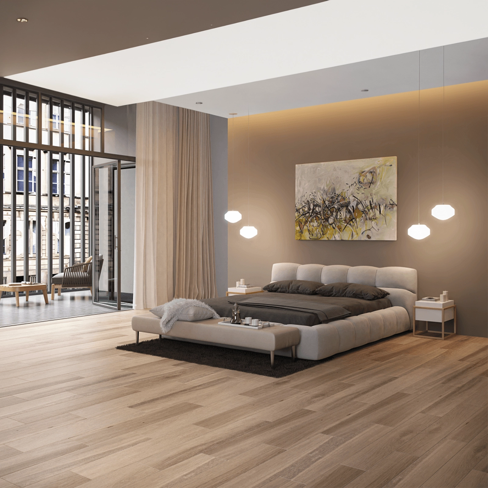 PISO NATURAWOOD CAOBA MATE 18X55