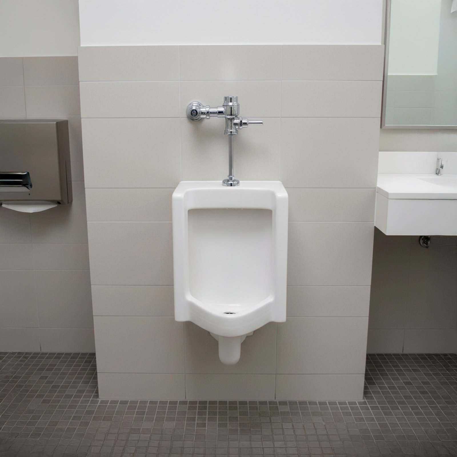 FLUXÓMETRO INSTITUCIONAL HELVEX CROMO PARA MINGITORIO DE PALANCA