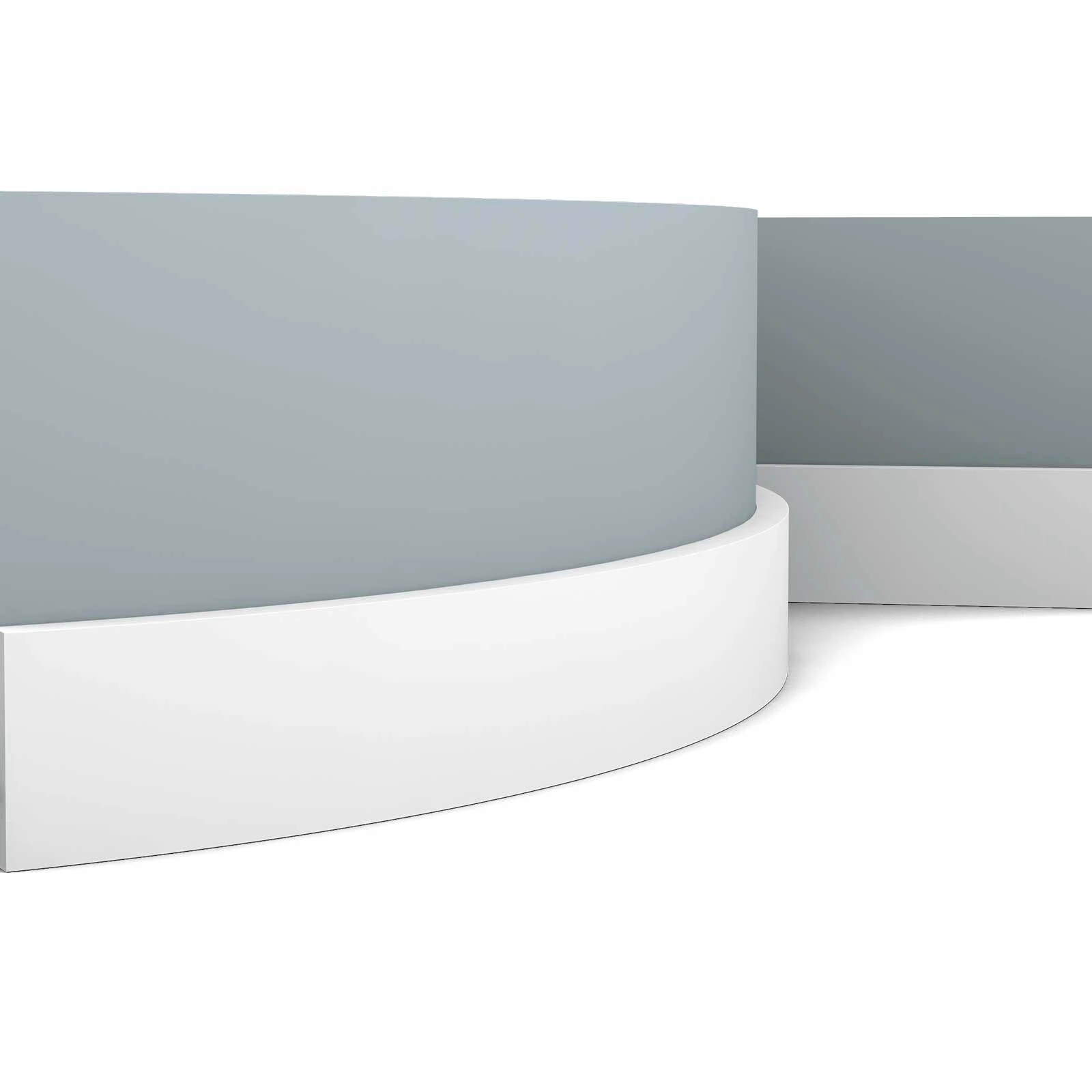 ZOCALO SQUARE MEDIUM FLEX BLANCO 13X66X2000MM