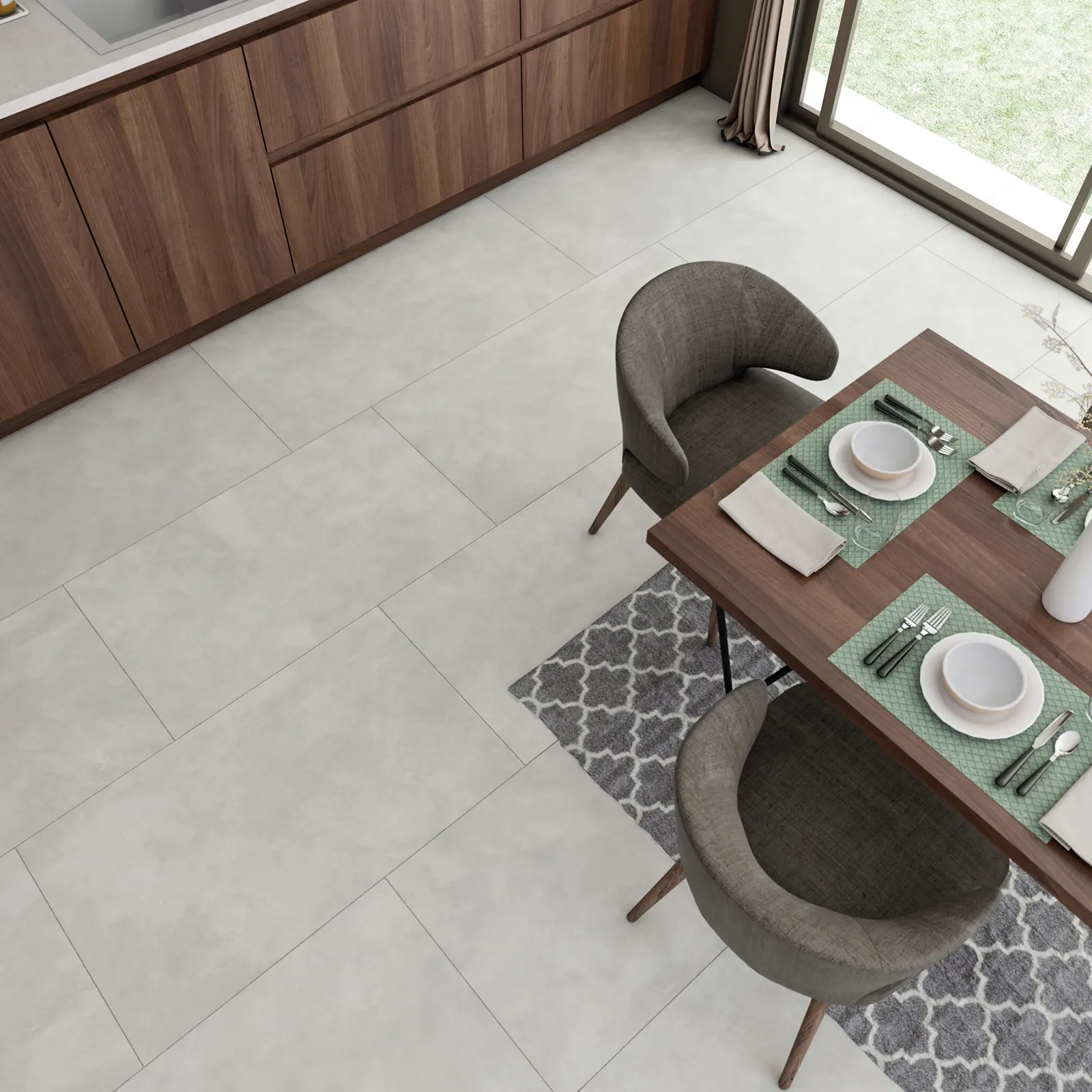 LEIGHTON LIGHT MATE RECT. 60 X 120