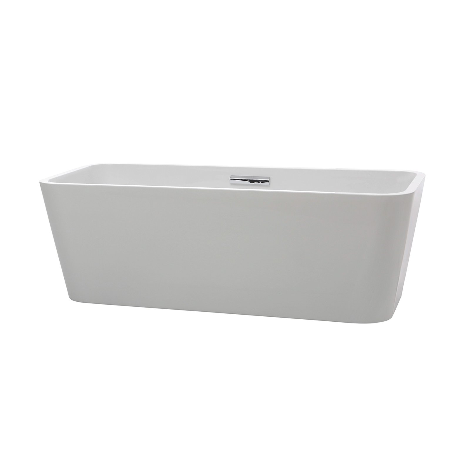 ANTALYA II BLANCA TINA SENCILLA FREESTANDING ACRILICA 1PER C/DESAGUE RECT 1700X750X560 M906