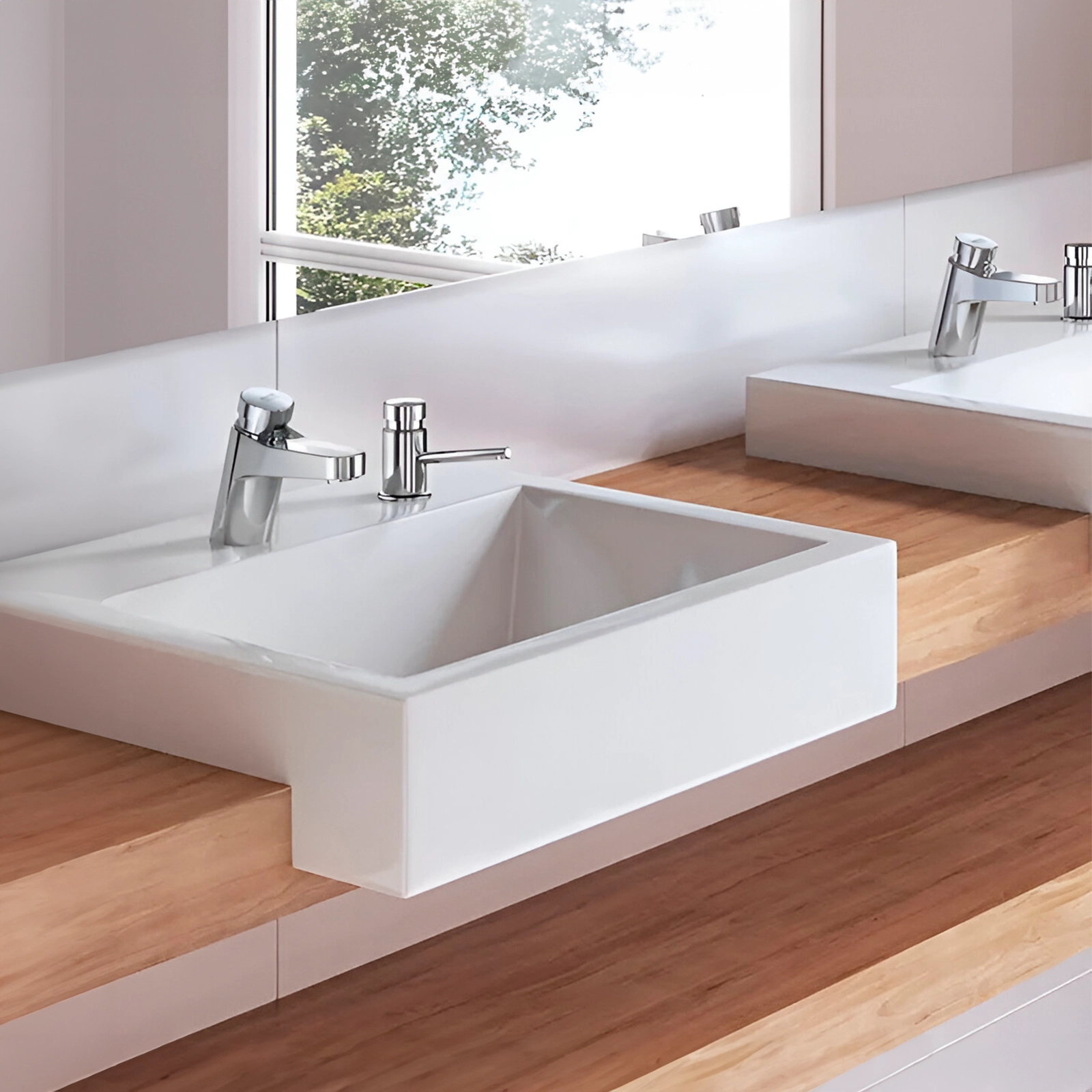 GRIFO PRESSMATIC JOIN CROMO INSTITUCIONAL PUSH ANTIBACTERIAL