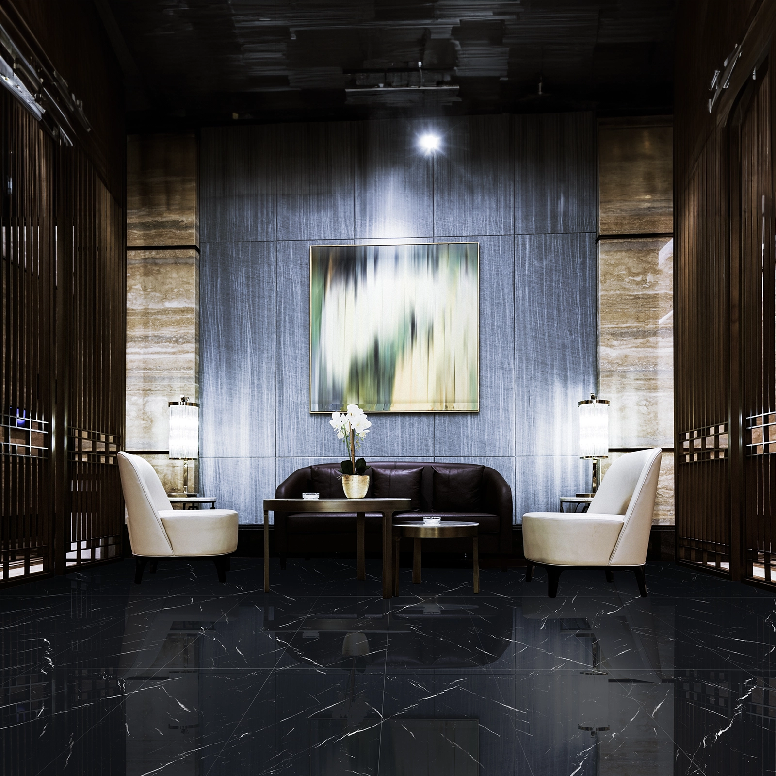 NERO MARQUINA BLACK (P) PULIDO RECT 9MM 60 X 120