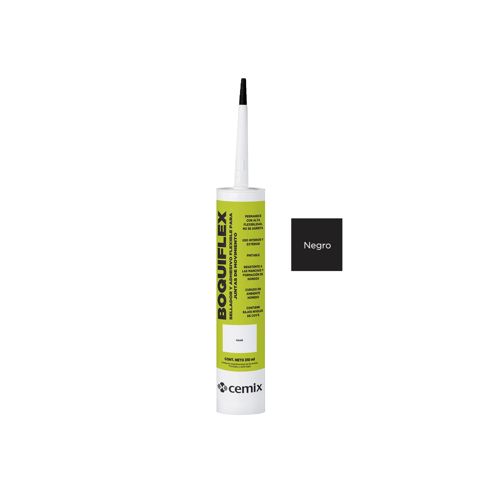 SELLADOR BOQUIFLEX NEGRO 310 ML