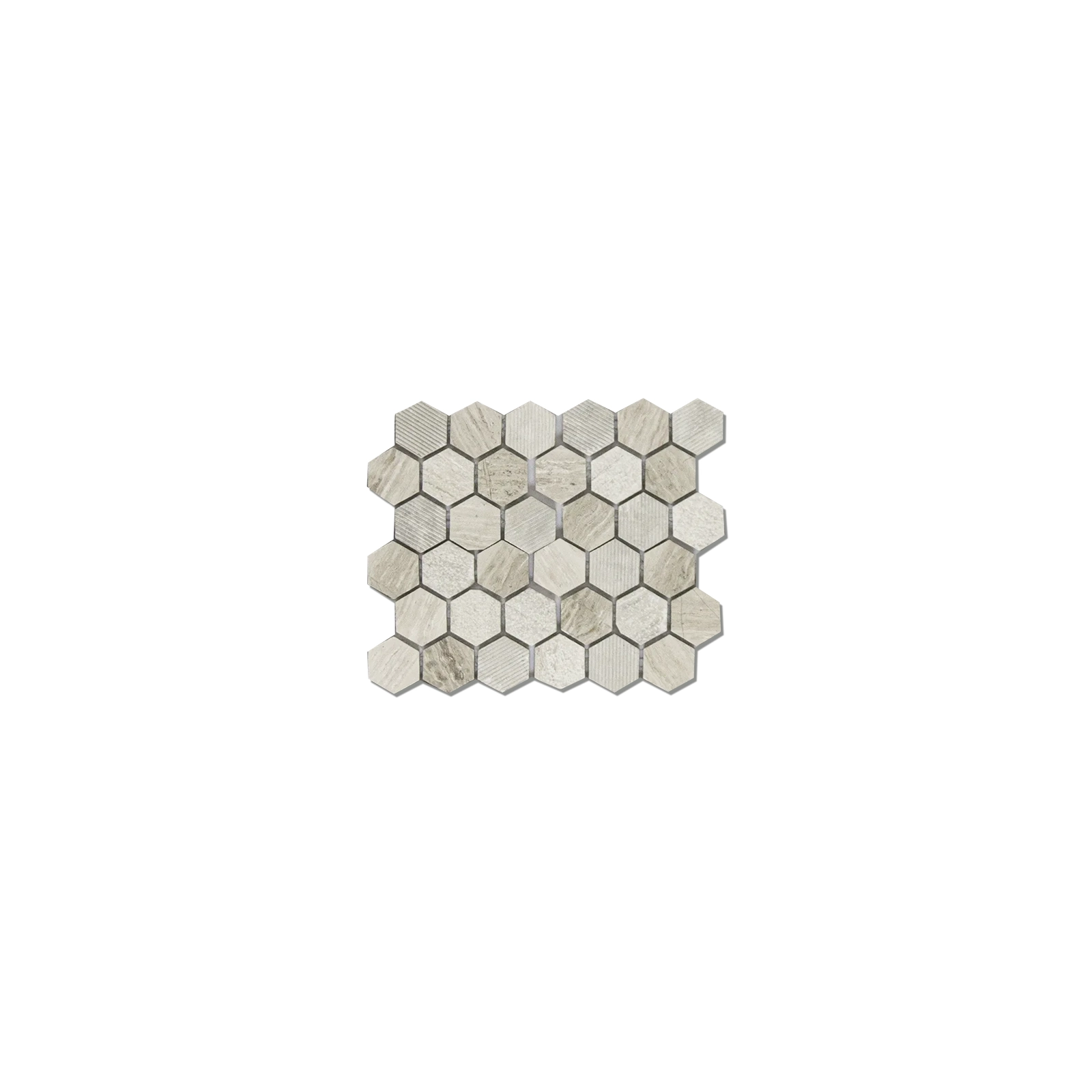 MOSAICOS  HEXAGONAL PETRA MATE