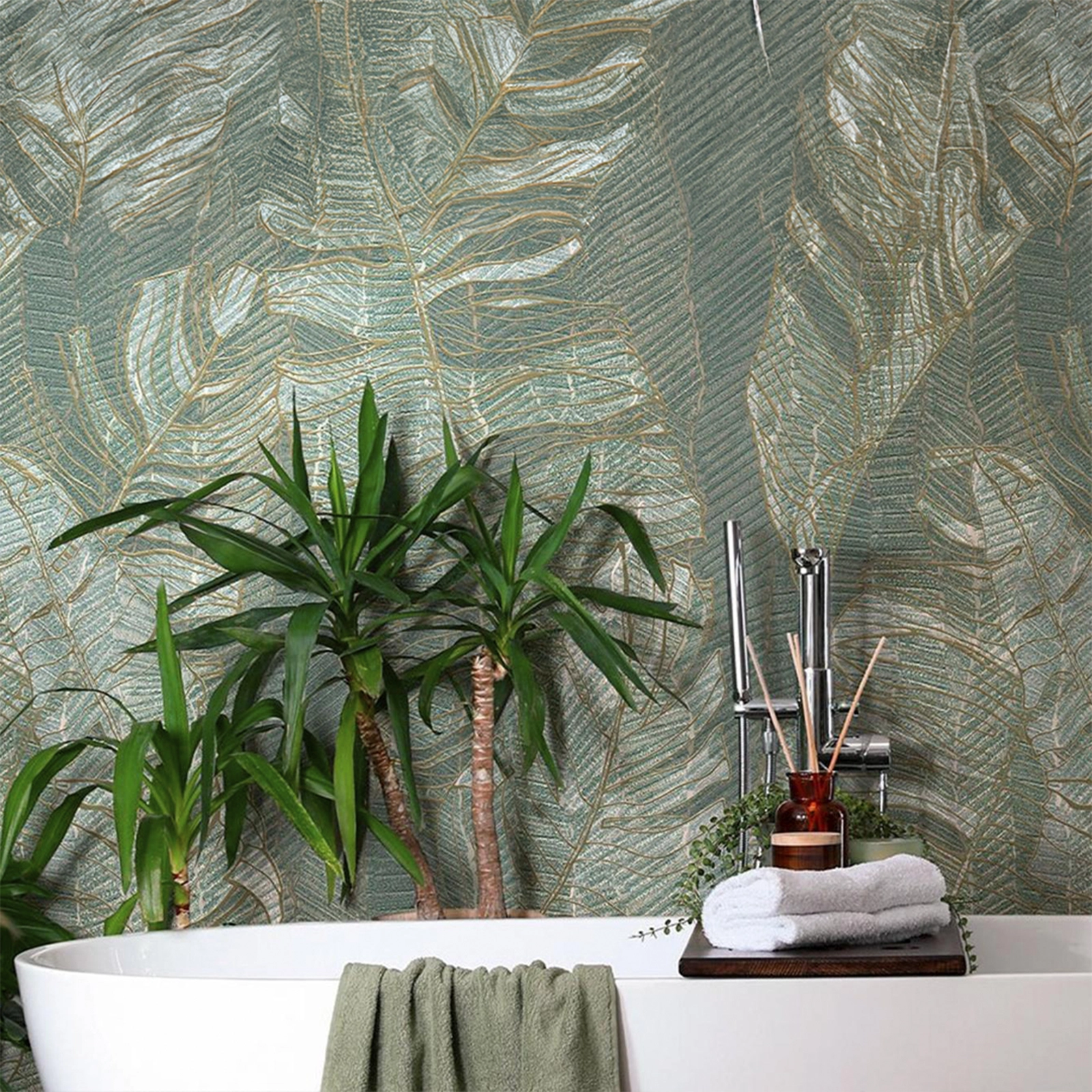 ROCKO PANEL DECORATIVO GREEN 1.30 X 2.80 MTS