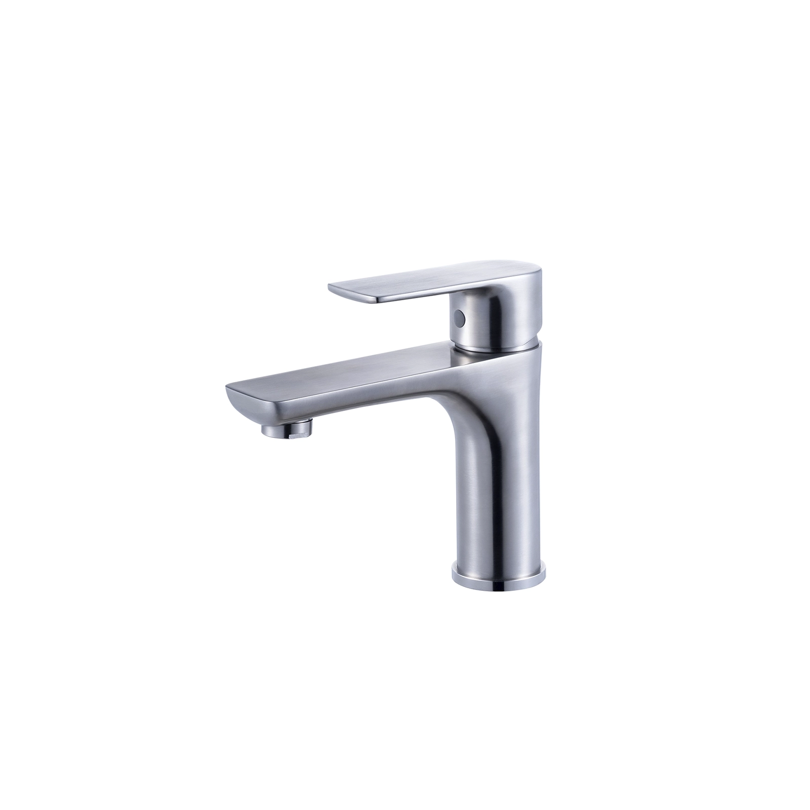 CITY INOX SATIN GRIF LAV CAÑO BAJO MEZCLADORA MONOMANDO SIN DESAGUE IN-H2045