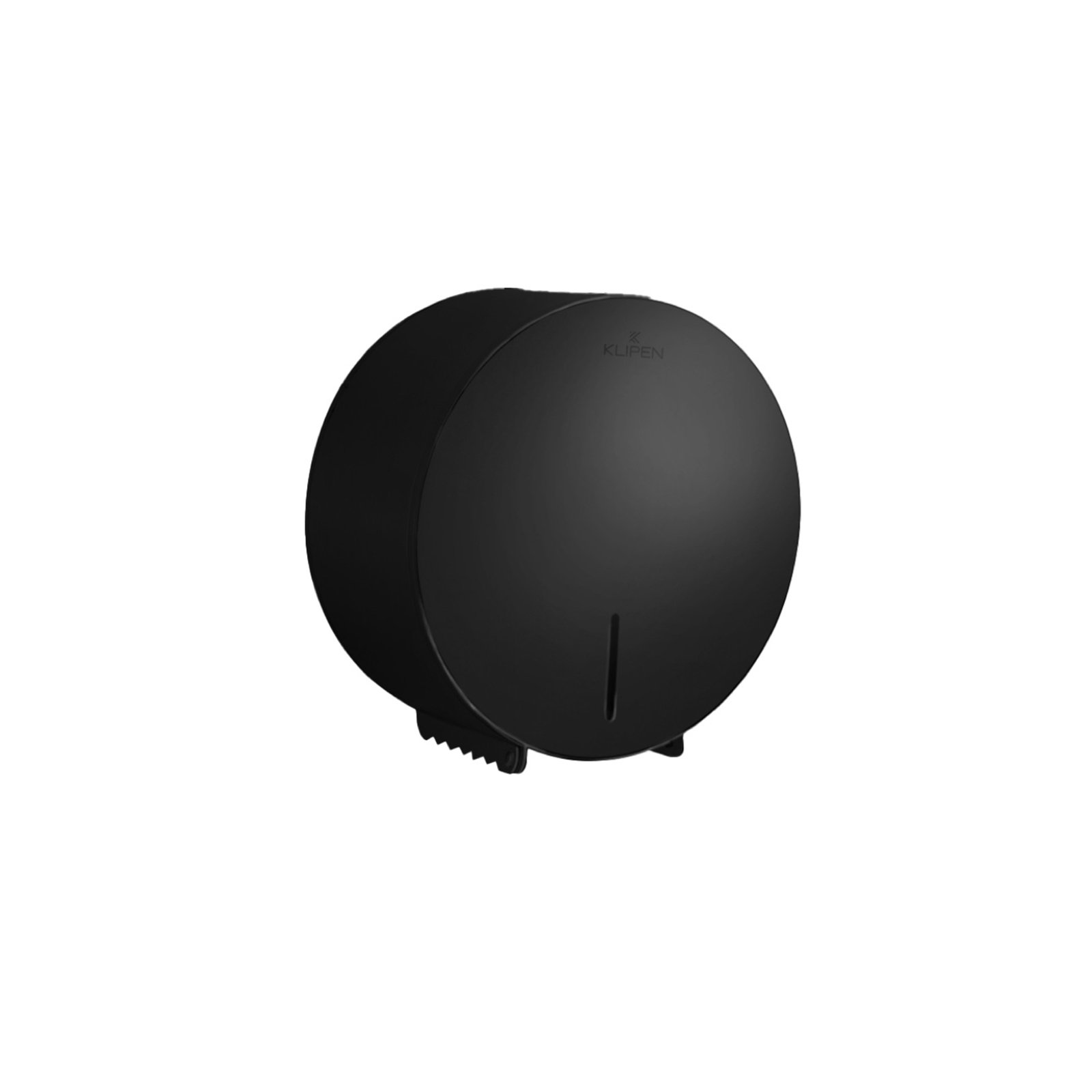 DISPENSADOR DE PAPEL ROLLO GLOBAL INOX SATIN NEGRO A PARED 26 CM