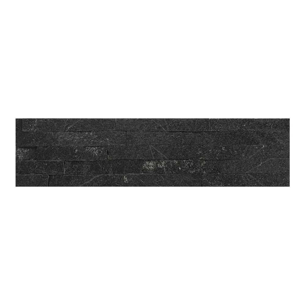 FACHALETA PIEDRA NATURAL WALL STONE RUSTICO BLACK