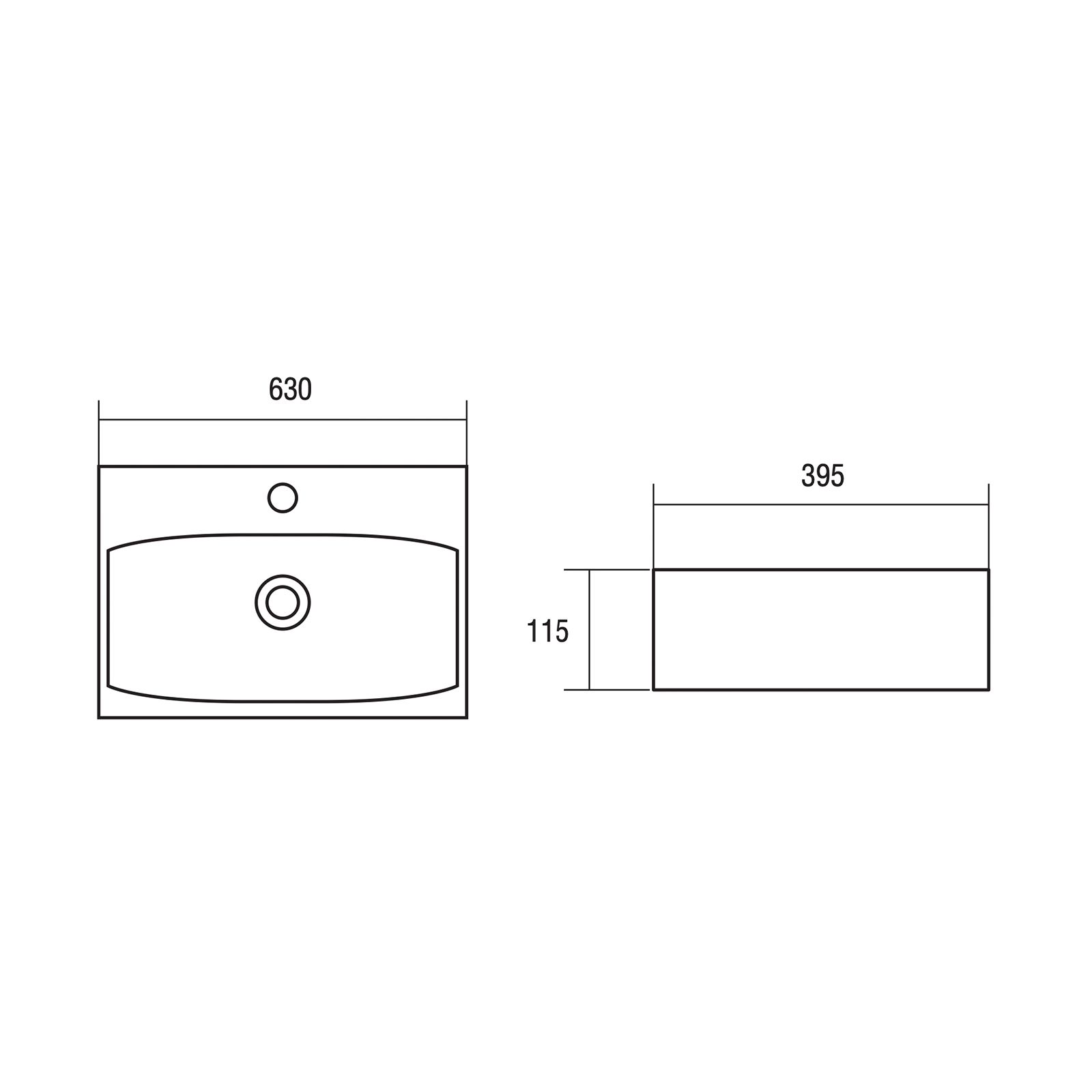 LAVAMANOS BOWL RECTANGULAR FIRENZE