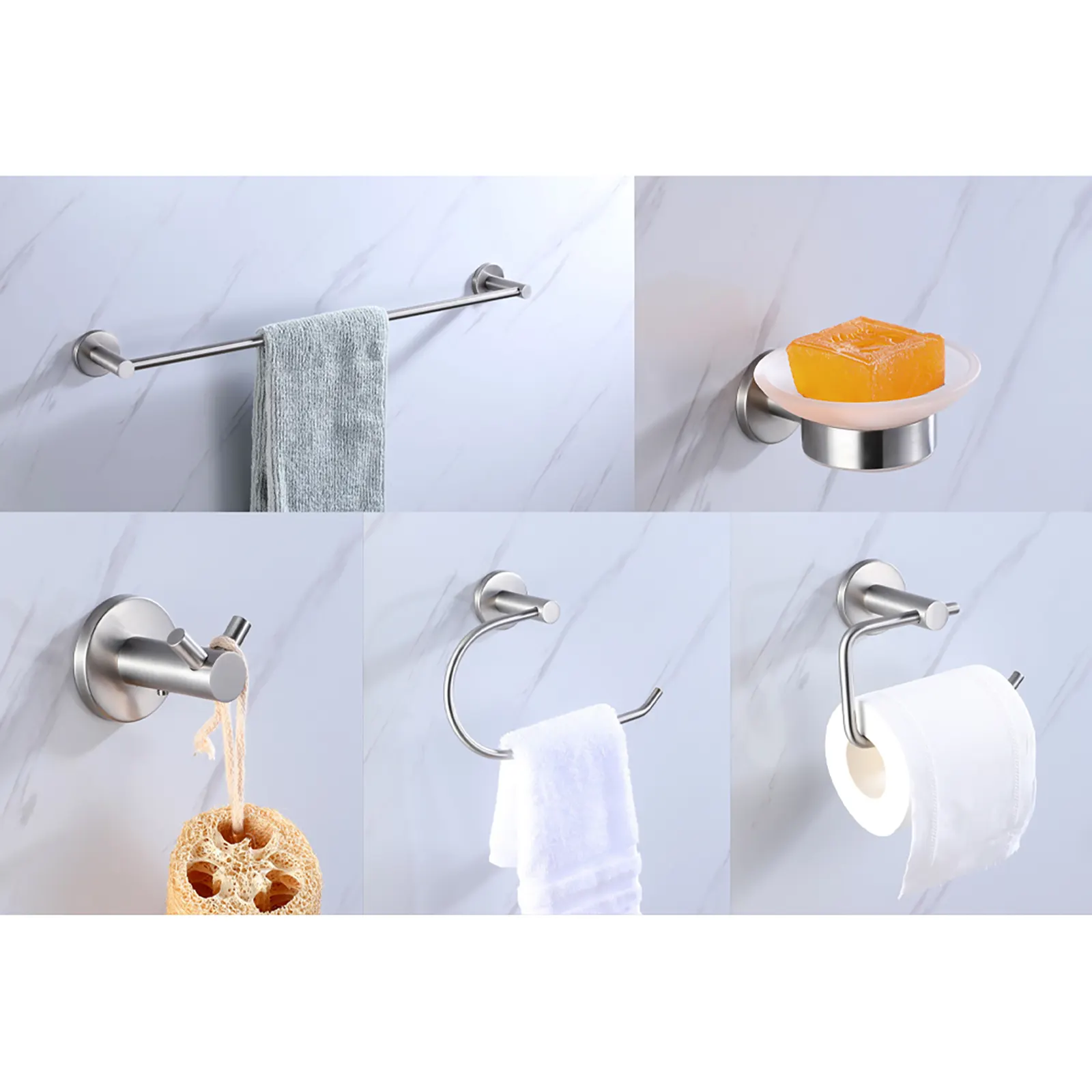 KIT DE ACCESORIOS DE BAÑO HOME