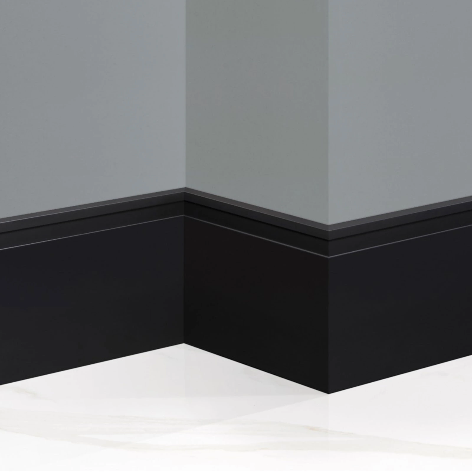 ZOCALO MAXI LINE NEGRO 150X2500MM