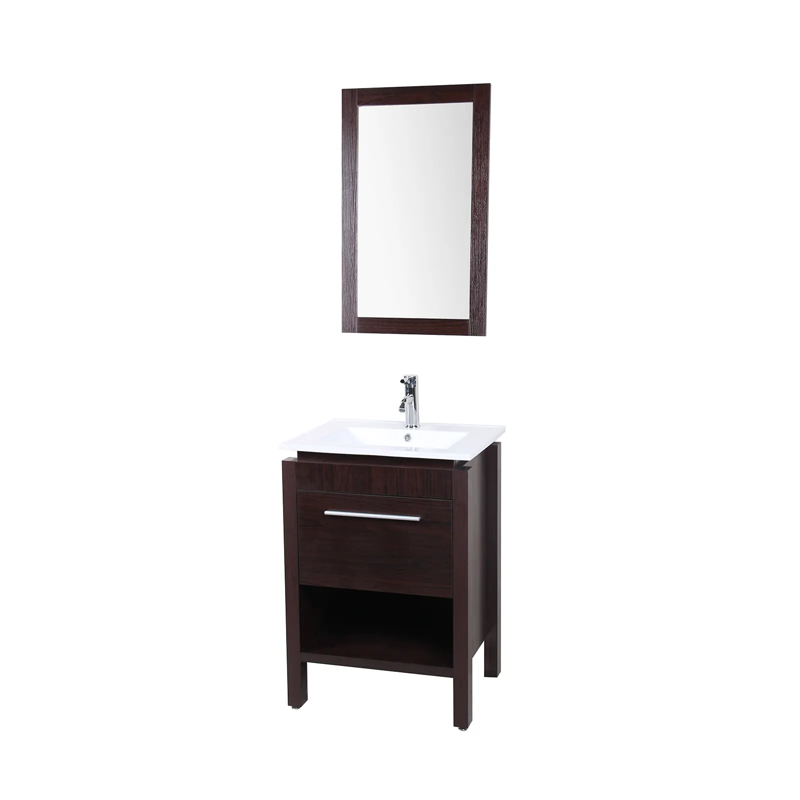 MANHATTAN  MUEBLE DE BAÑO CON LAVAMANOS Y ESPEJO
