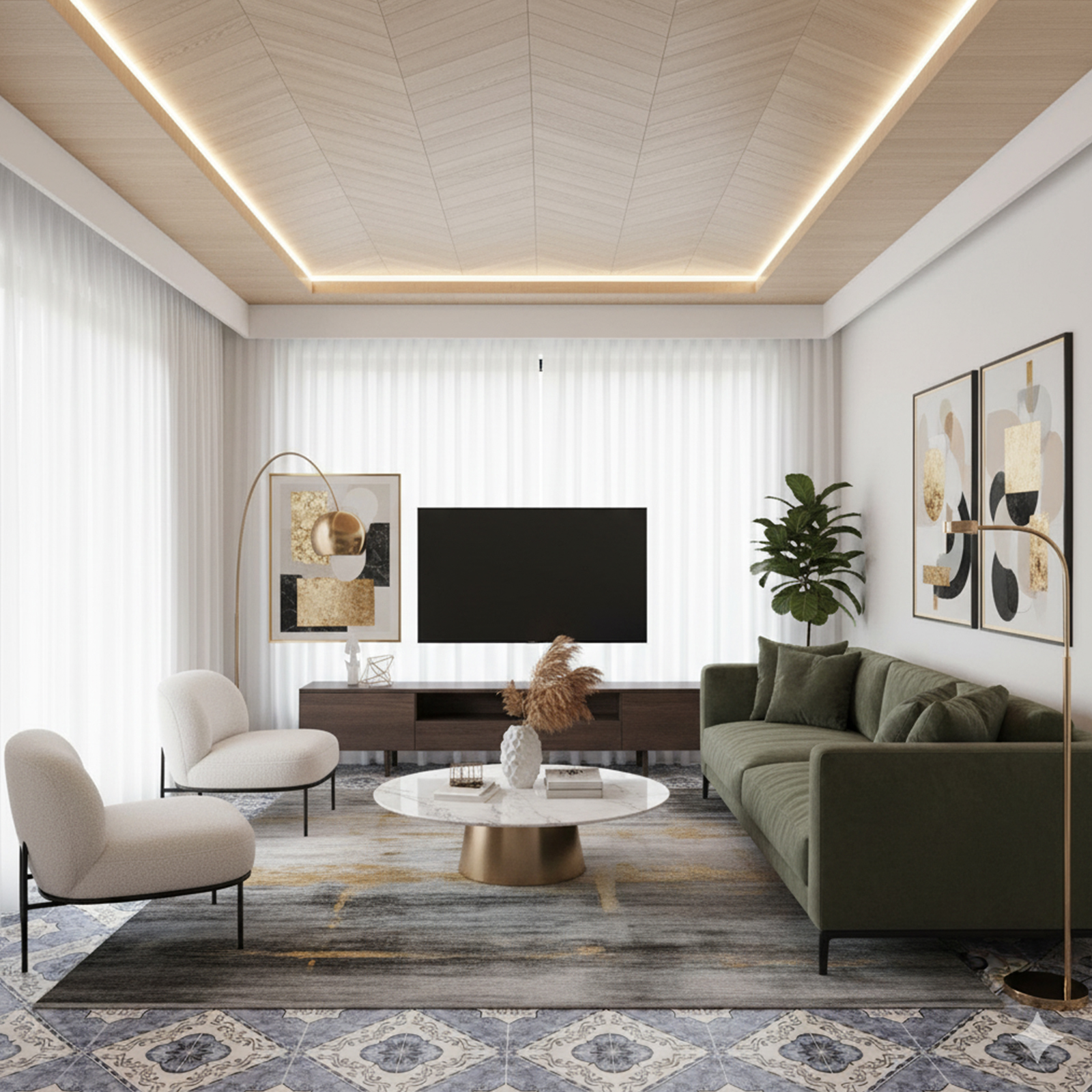 PISO CERÁMICO SAFIRO BRILLANTE