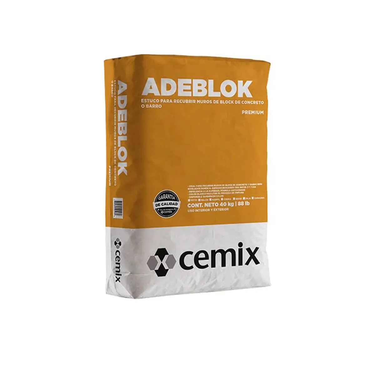 CEMIX ADEBLOCK BLANQ BLANCO SACO 40KG