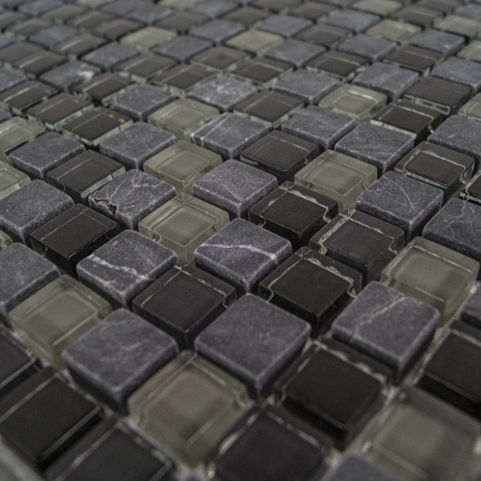 MOSAICOS  VETRO PIEDRA PULIDO