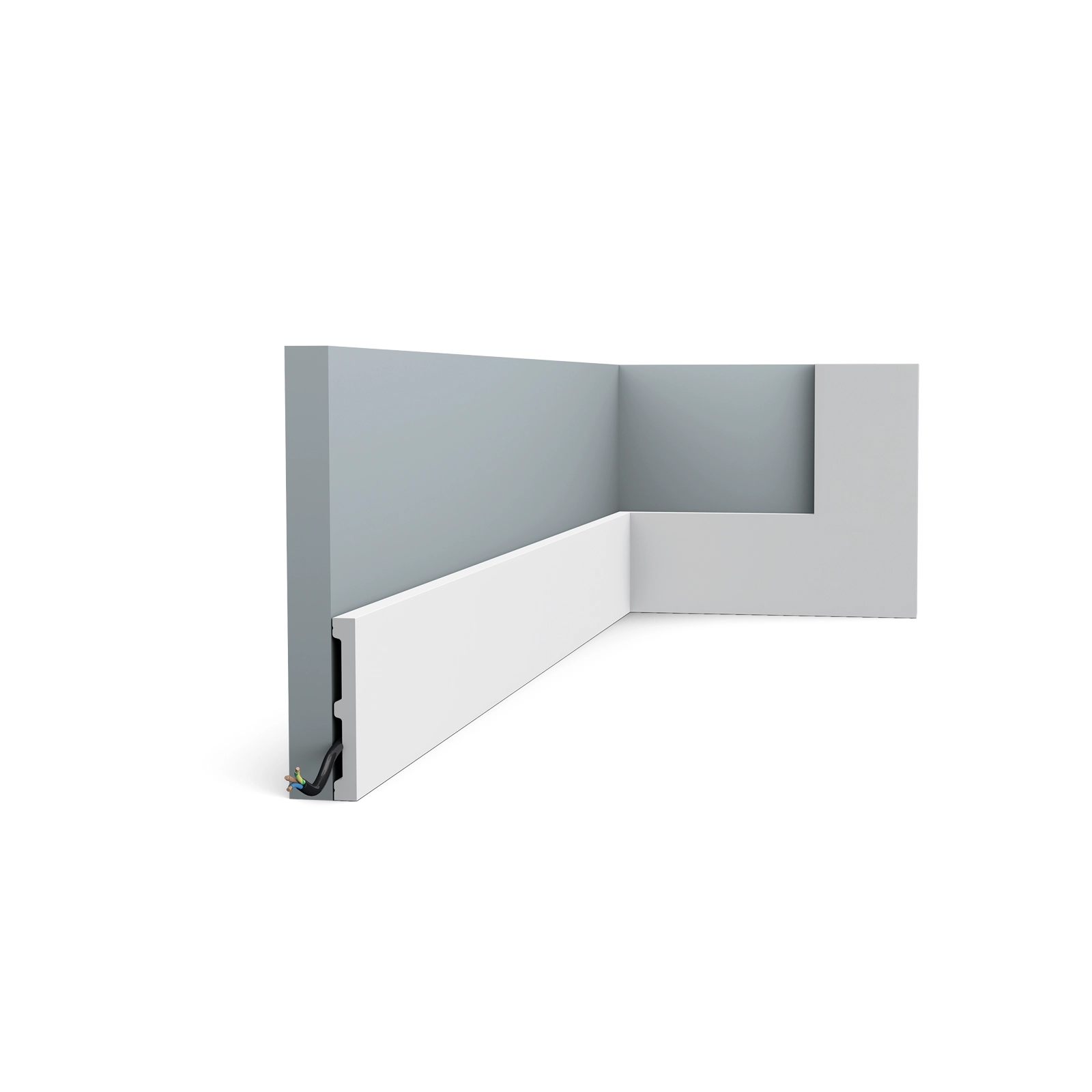 ZOCALO SQUARE BIG BLANCO 13X102X2000MM