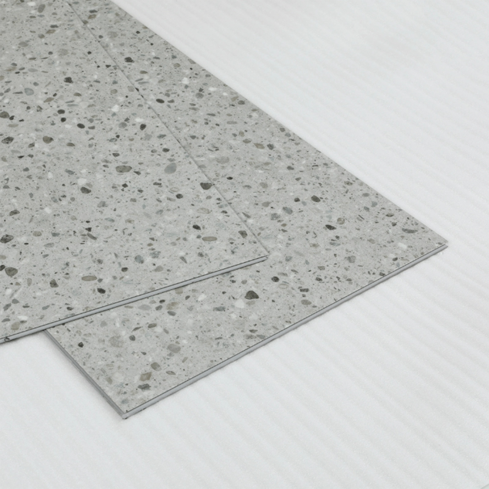 PISO VINILICO SPC TERRAZO GRIS 470X900 MM