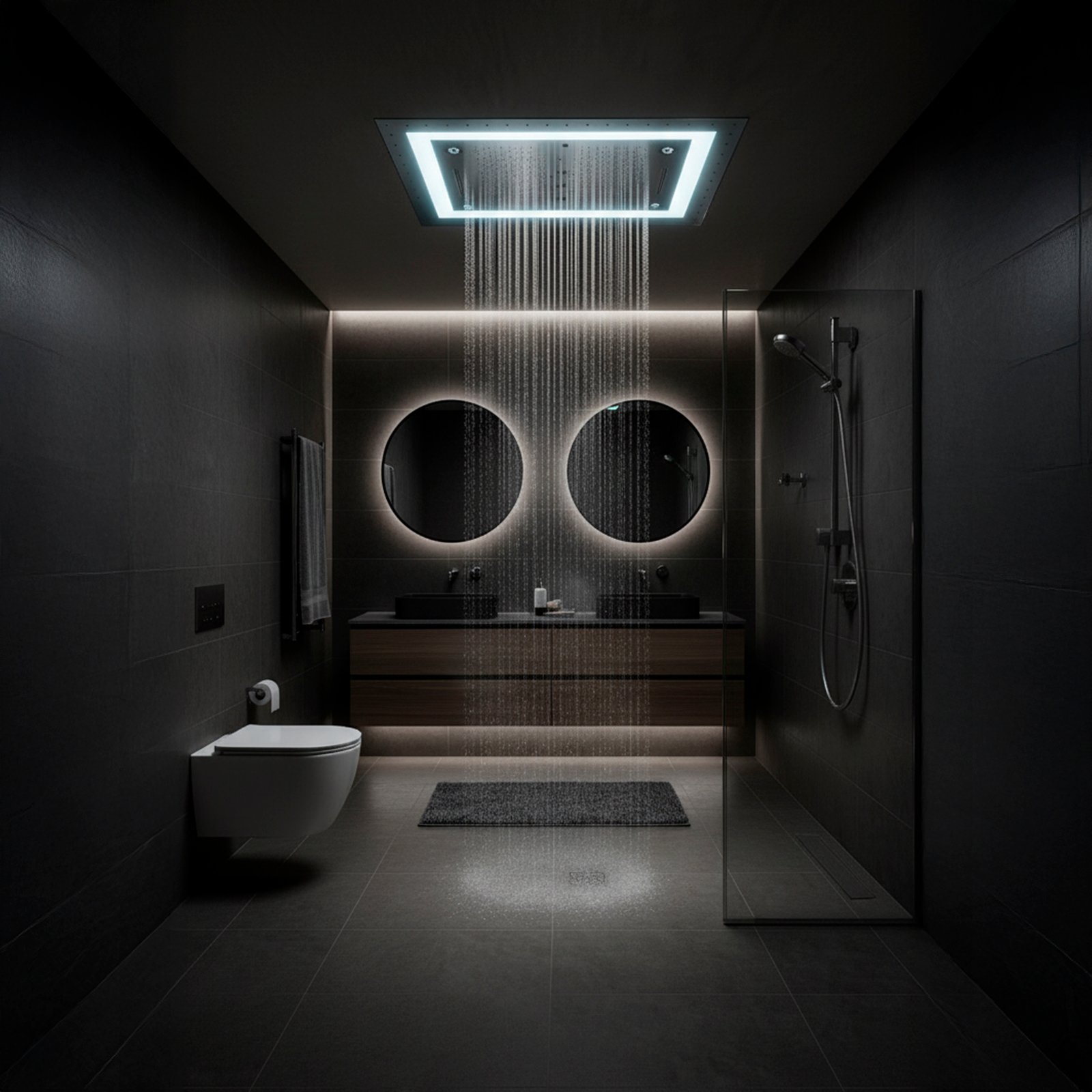 AQUASYMPHONY CROMO CABEZA DE DUCHA EMPOTRADA A TECHO 40 DS 26373000