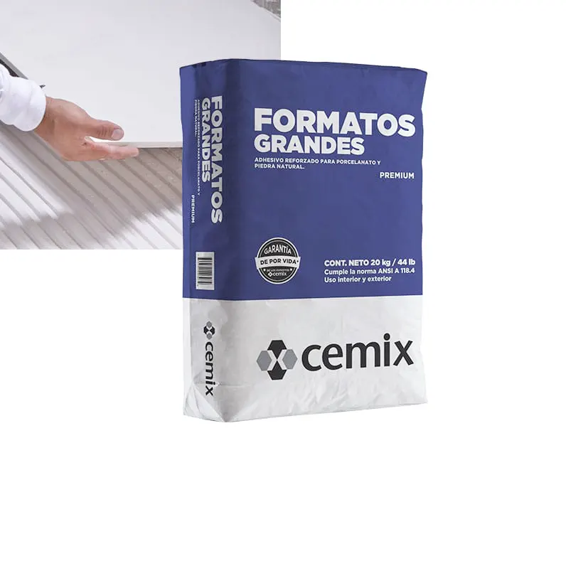 CEMIX FORMATOS GRANDES GRIS SACO 20KG