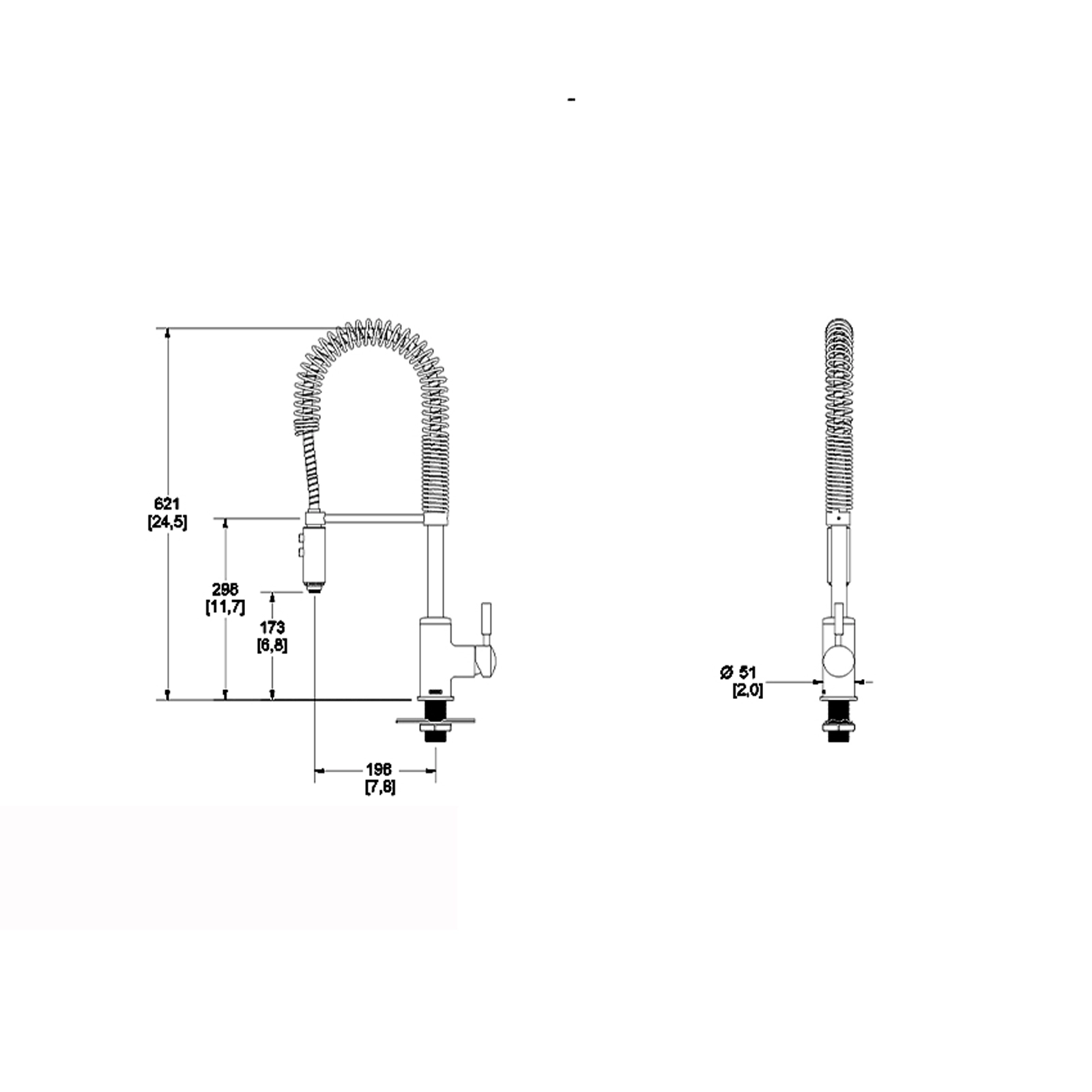 GRIFO DE COCINA CUELLO FLEXIBLE
