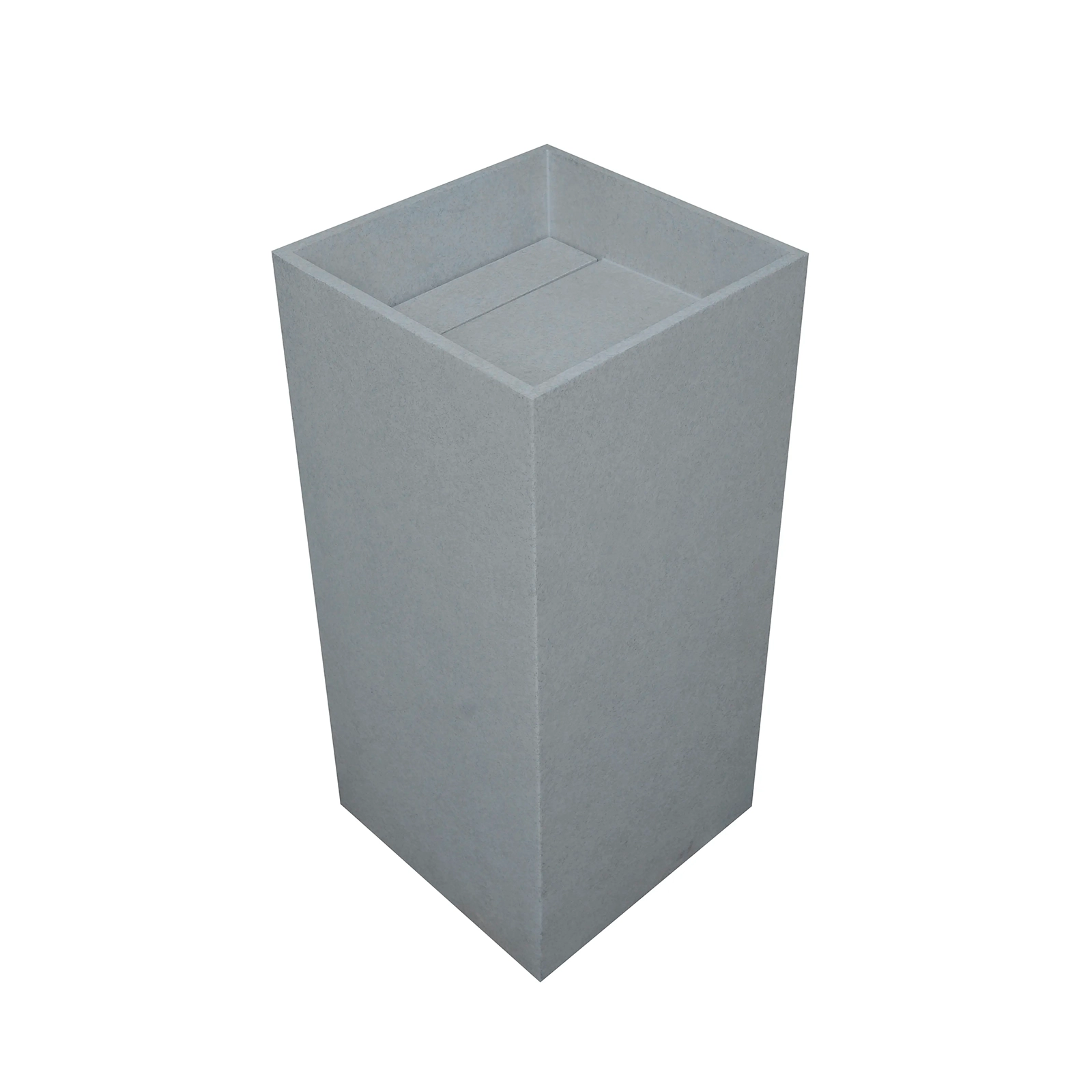 LAVAMANOS CONCRETO PEDESTAL TORRE GRIS CLARO