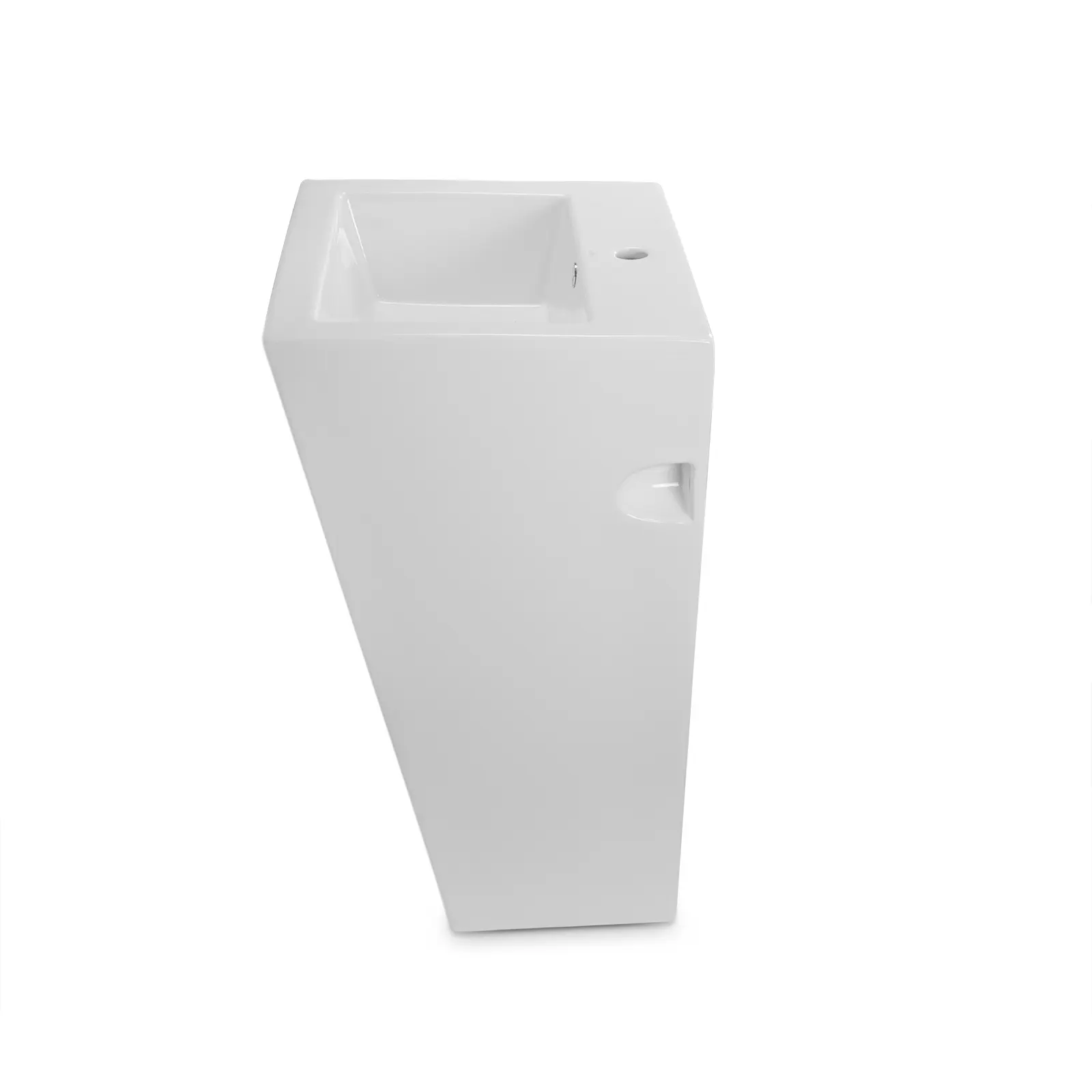 LAVAMANOS DE PEDESTAL RECTANGULAR A PISO FRIDA