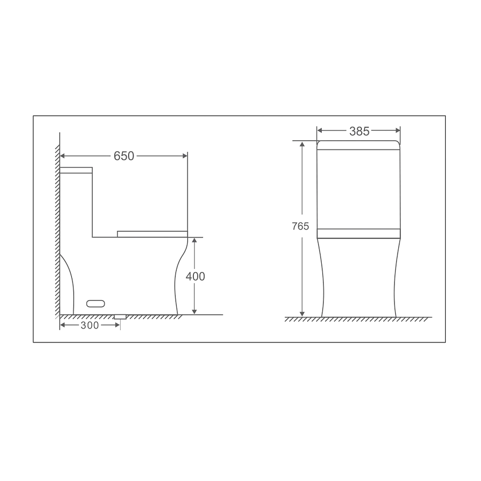 ARGOS BLANCO INODORO ONE PIECE C/ASIENTO CUADRADO CIERRE LENTO PUSH 4-6LT CL-12248A