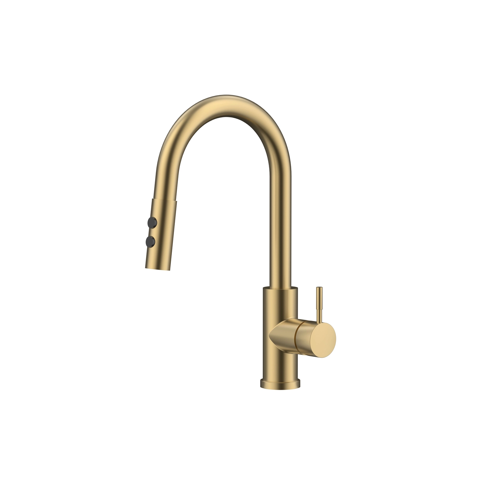 SLIM ORO CEPILLADO GRIF COCINA MEZCLADORA MONOMANDO CUELLO GANSO PULL OUT