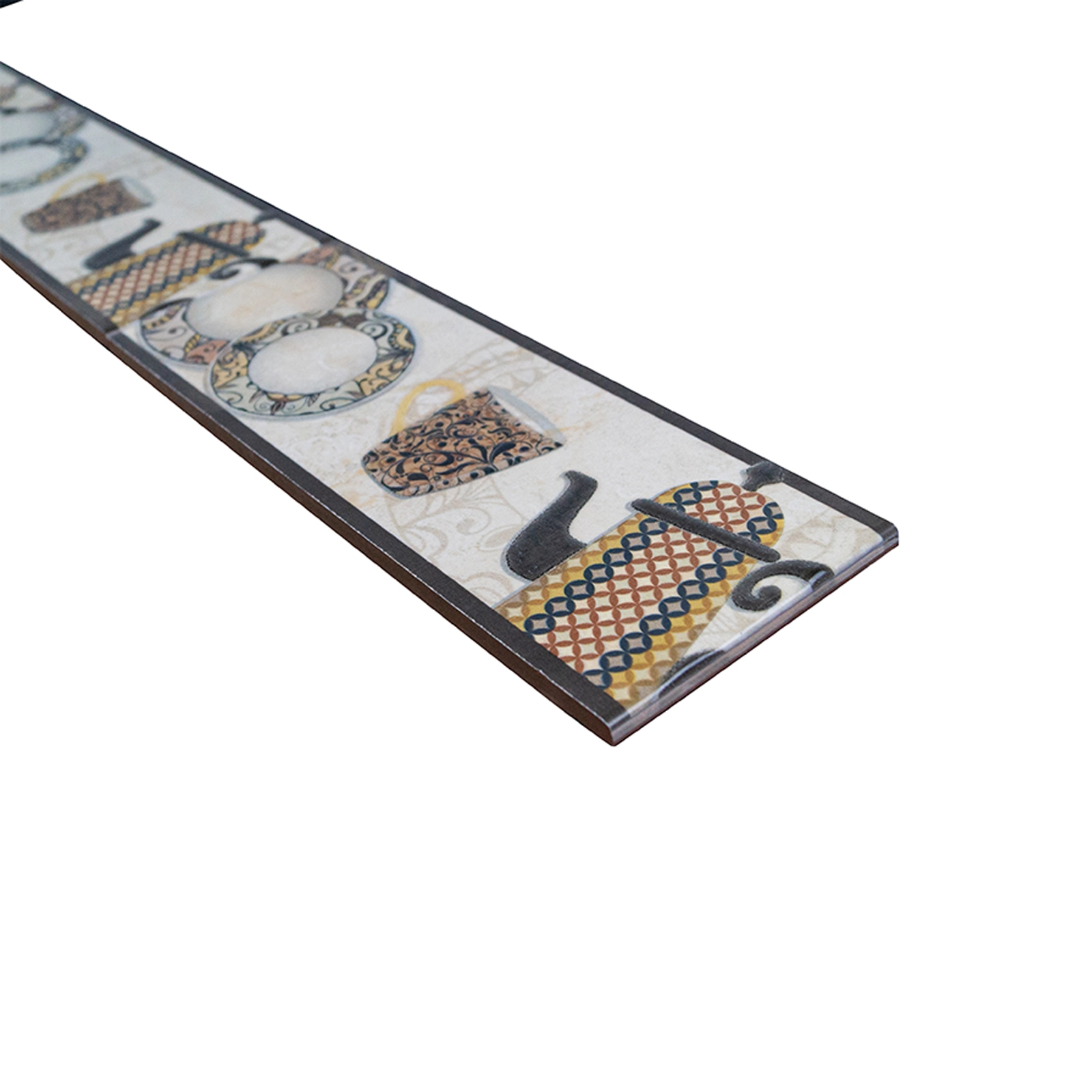 CENEFA DE COCINA MAZARYK BEIGE-CAFÉ 9.5X25.7 CM