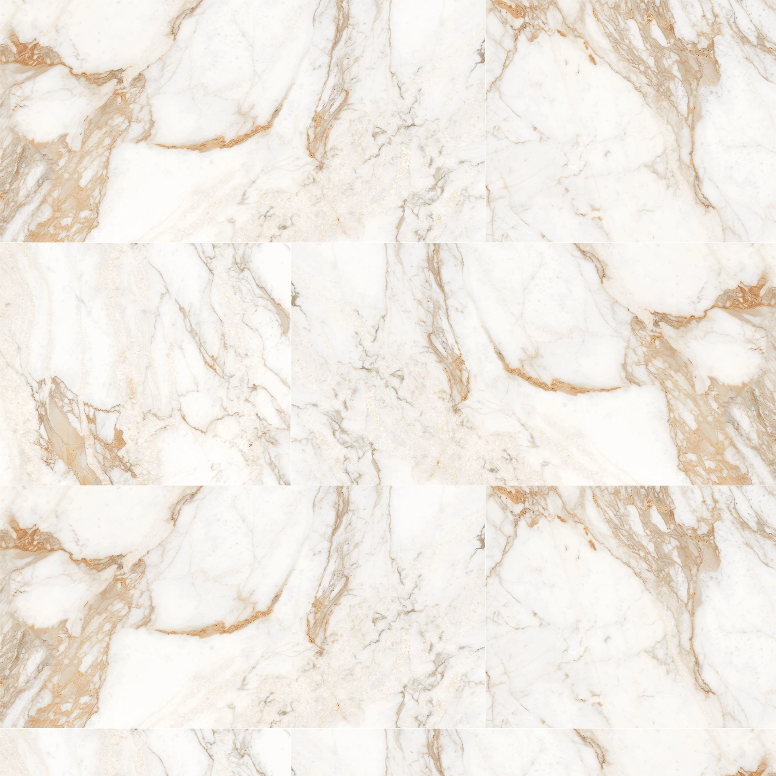 GOLDEN CALACATTA WHITE SILK RECT. 80 X 160