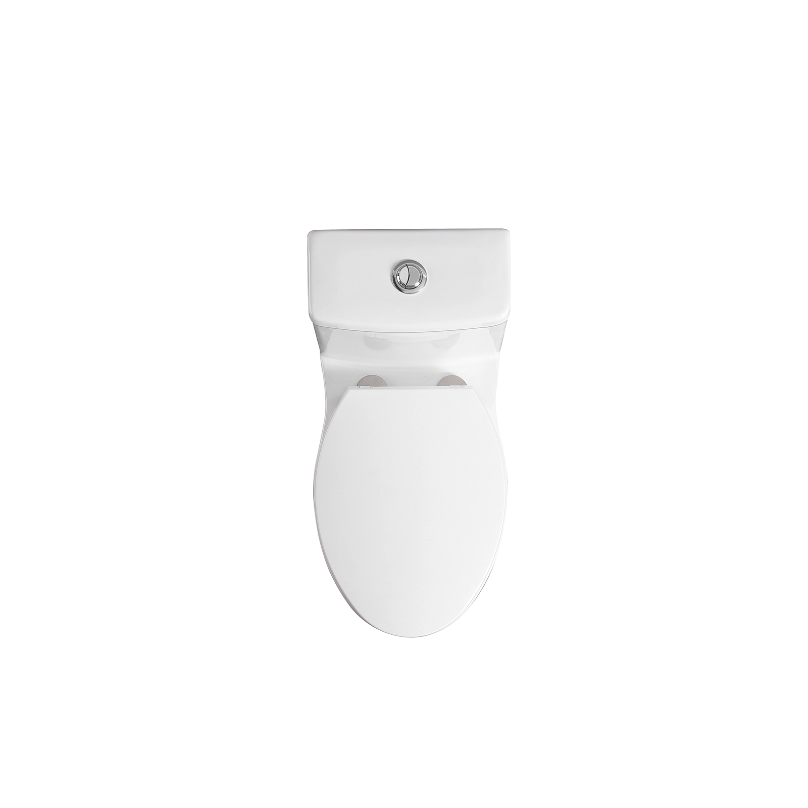 INODORO ONE PIECE CON ASIENTO ELONGADO CIERRE LENTO Y DOBLE PUSH THAMES
