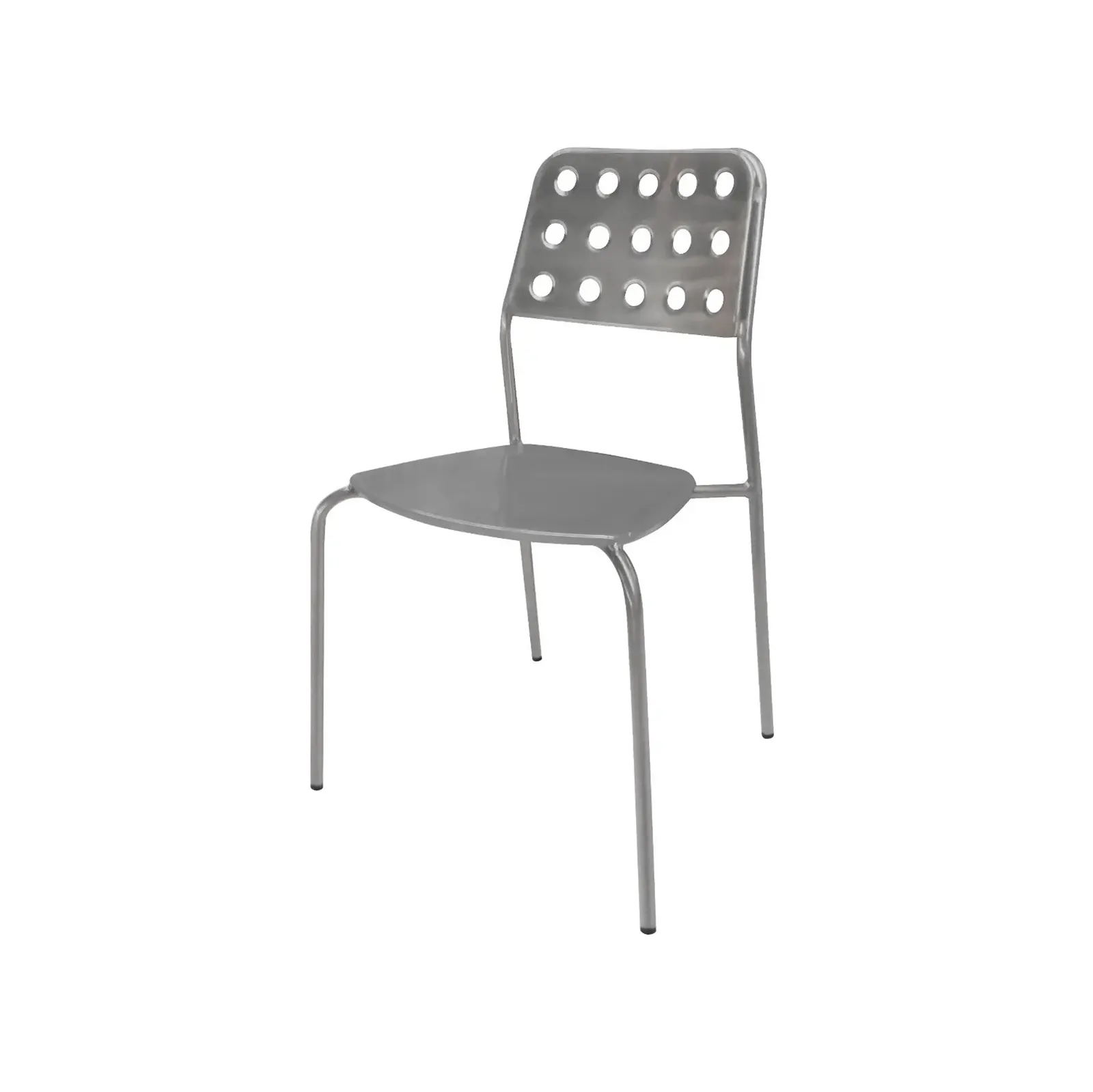 SHOT SILLA SIN BRAZOS COLOR ALUMINIO 168 20