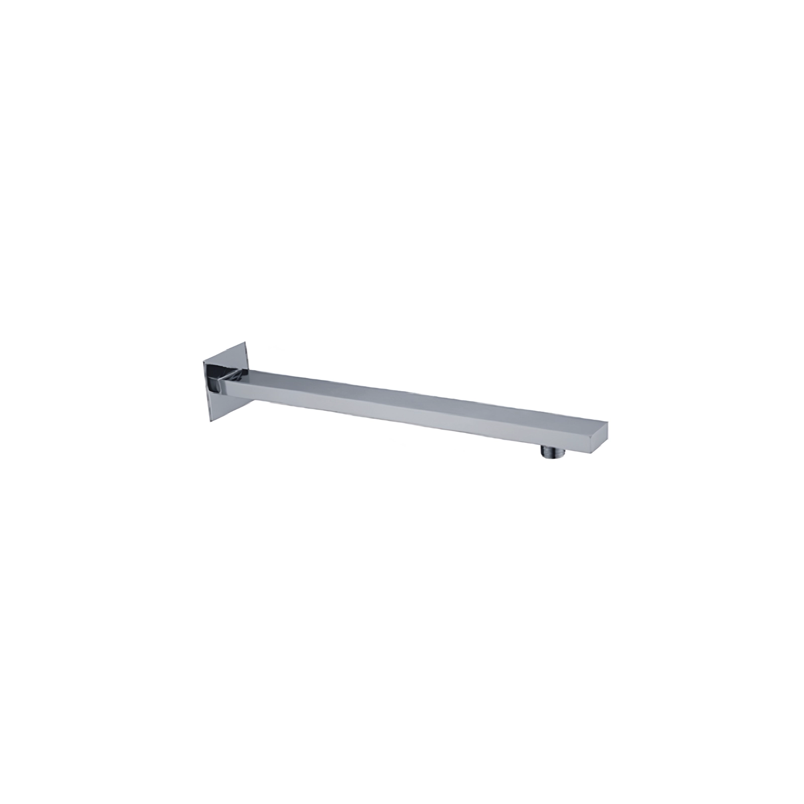 CITY INOX SATIN GRIF DUCHA BRAZO CUADRADO A PARED 400 MM IN-WAS400