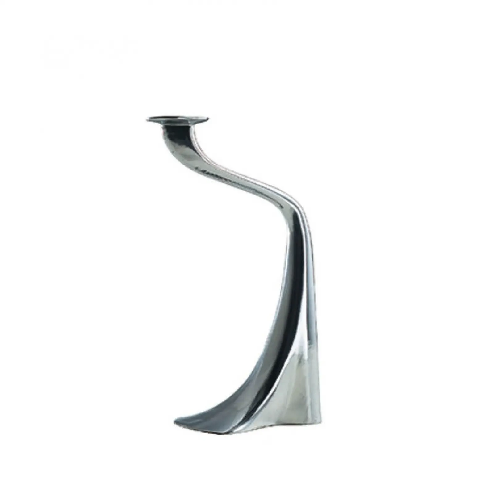 TURNER CANDLE HOLDER  COLOR POLISH ALUMINIUM  CODIGO  8901415