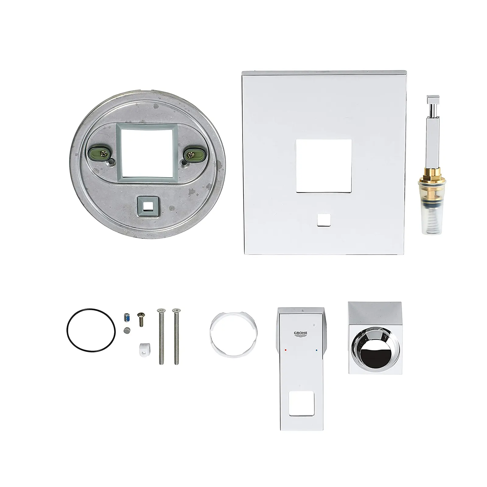 TRIM MONOMANDO EMPOTRADO CON DIVERTER EUROCUBE