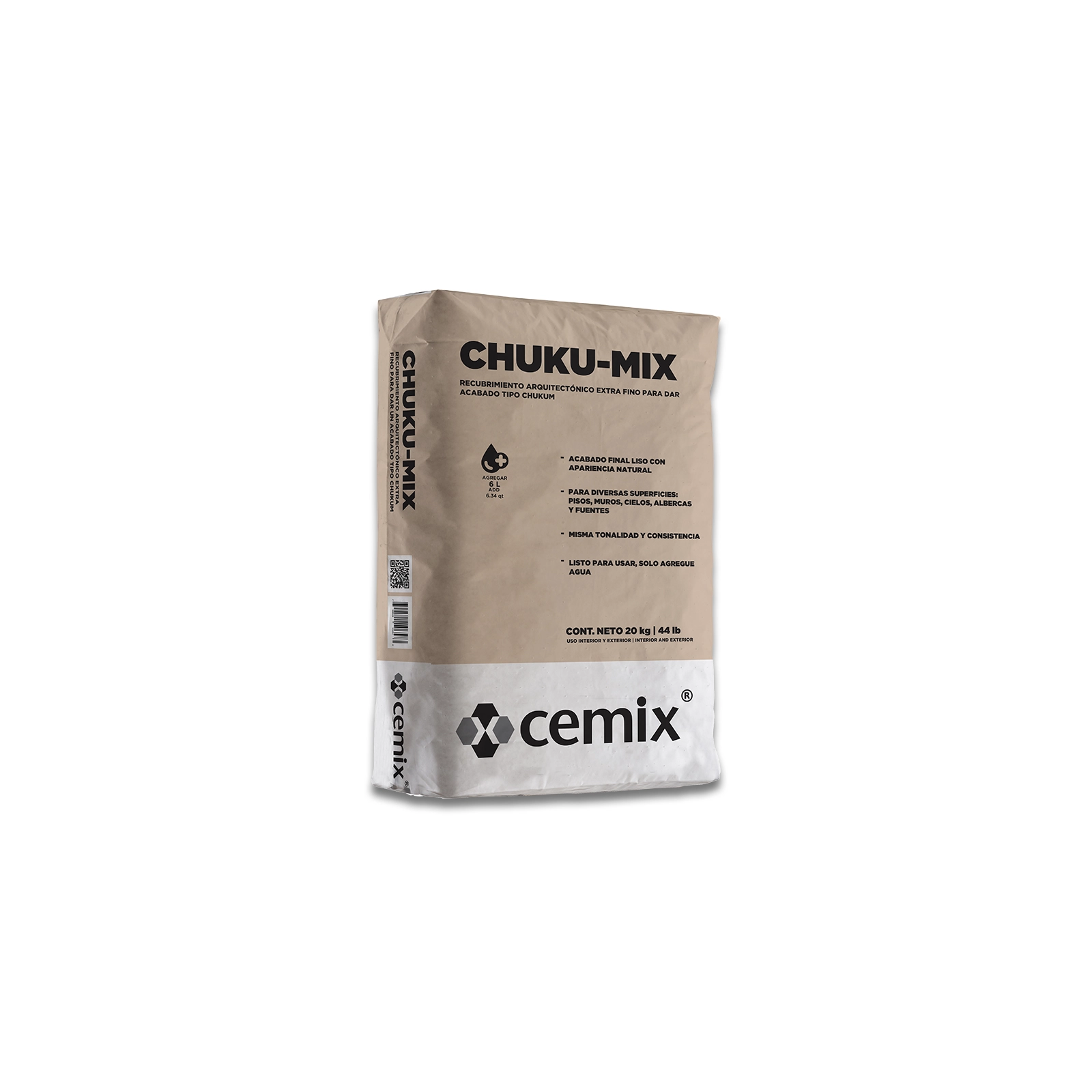 ACABADO CEMIX CHUKUM SACO 20 KG