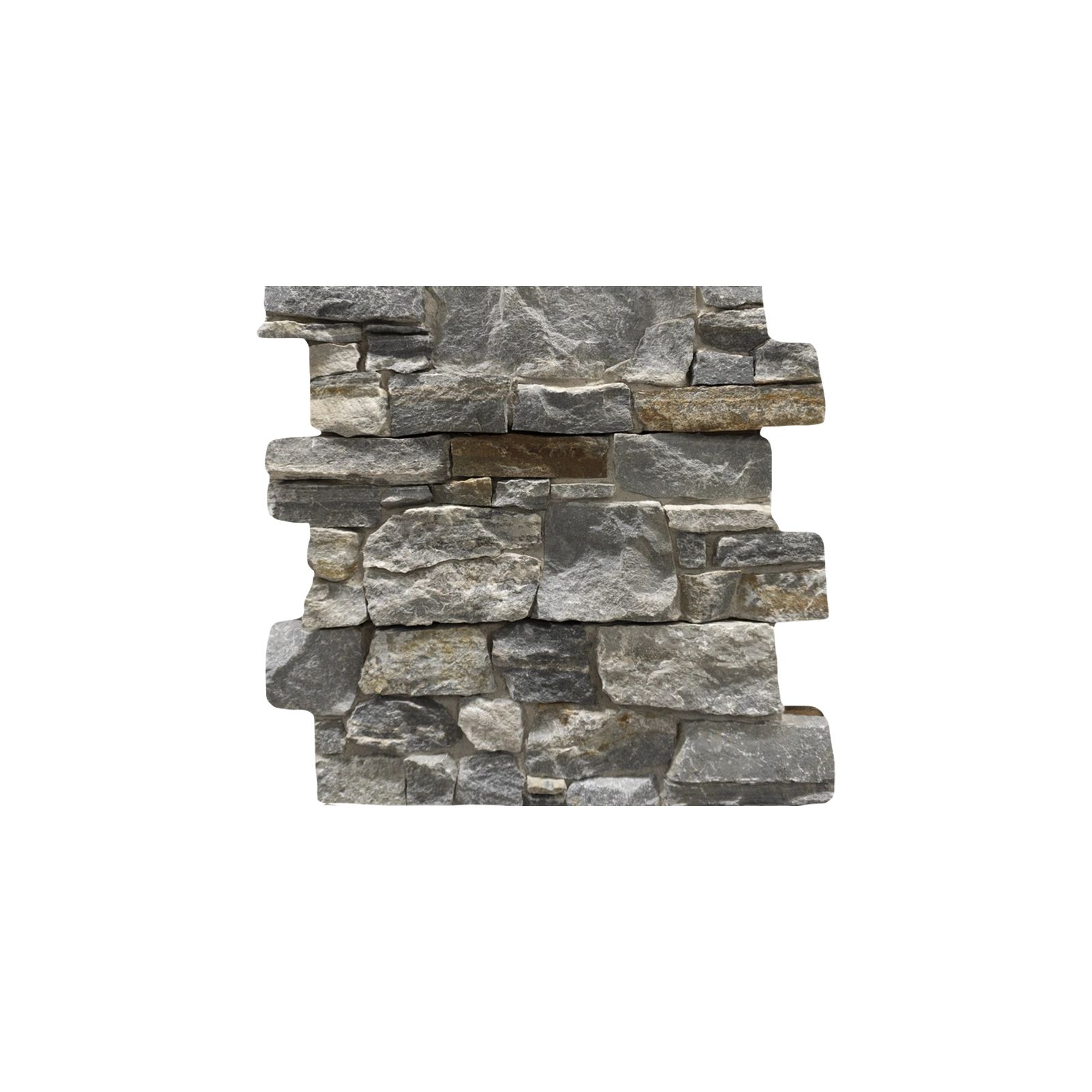 FACHALETA PIEDRA NATURAL WALL STONE RUSTICO GRIS CLARO
