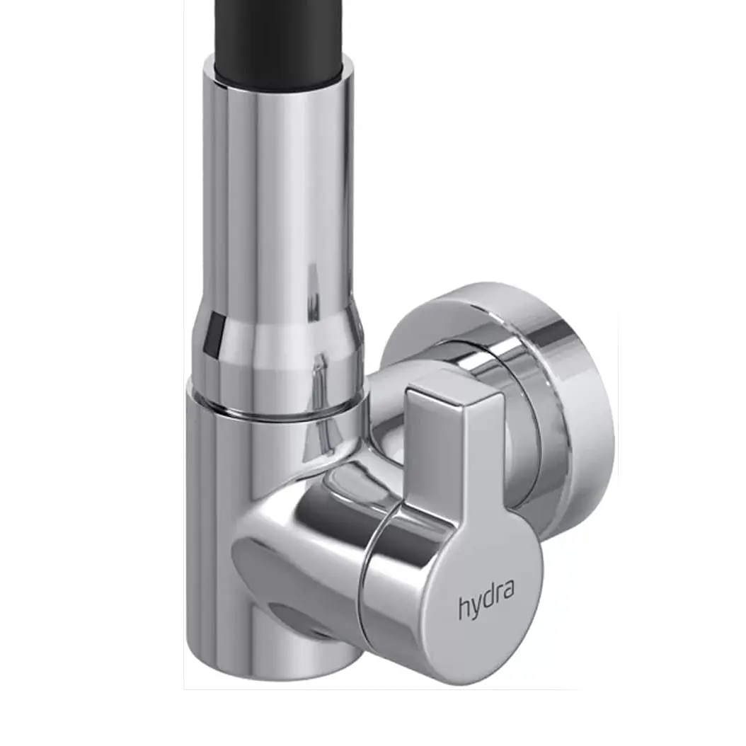 HYDRAMOTION NEGRO CROMO GRIF COCINA GRIFO AGUA FRIA CUELLO GANSO 1167.METPTHMN