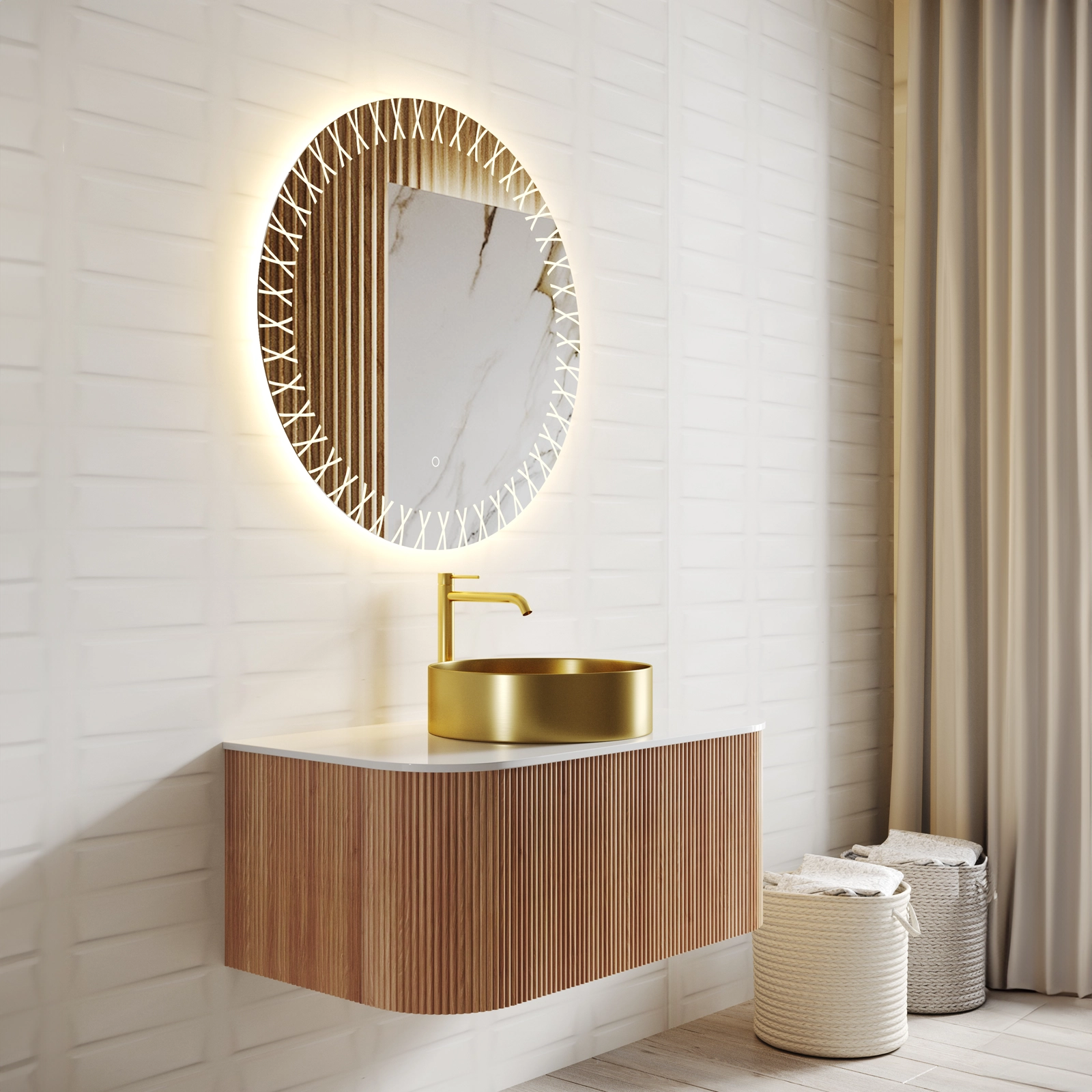 LAVAMANOS PEDESTAL ALTO II BLANCO OVALADO 545X435X860MM