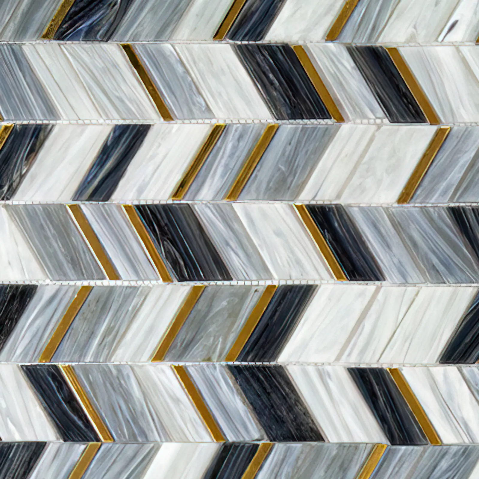 MOSAICOS  ZIGZAG BRILLANTE