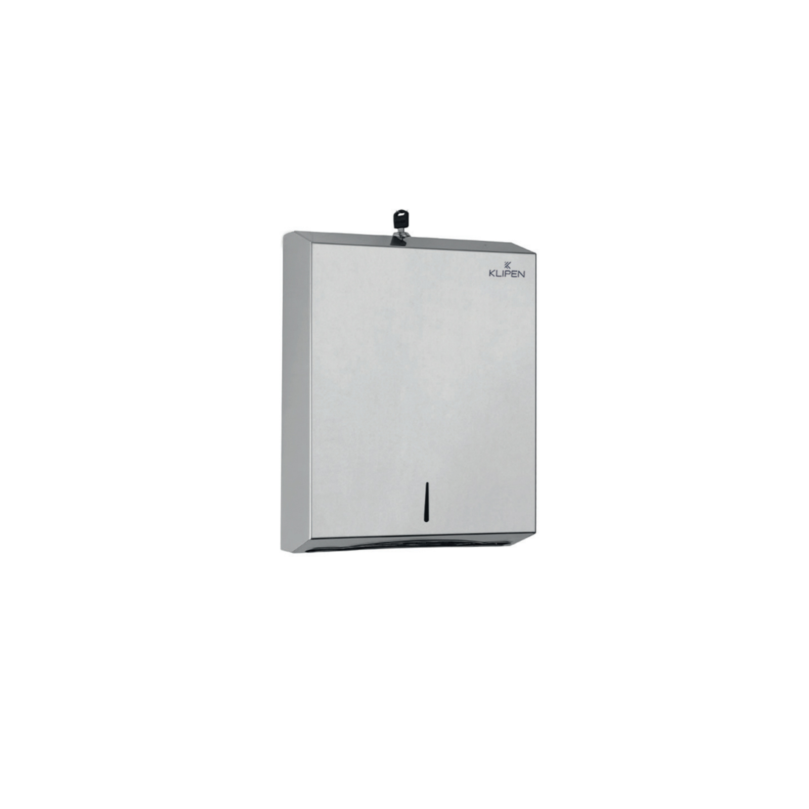 GLOBAL INOX SATIN ACC INST DISPENSADOR DE PAPEL TOALLA A PARED 280X371X101MM TD-8314