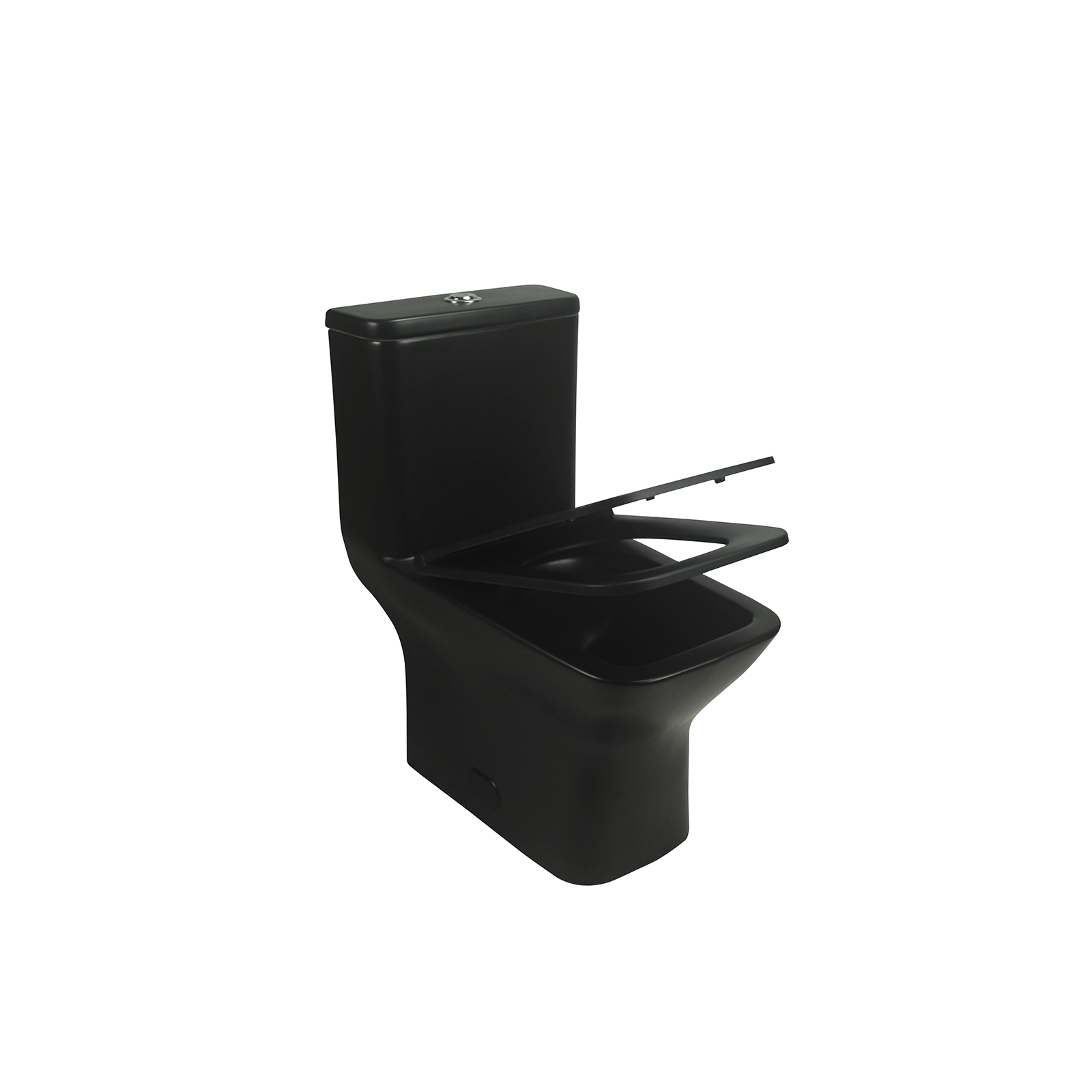 ARGOS NEGRO INODORO ONE PIECE C/ASIENTO CUADRADO CIERRE LENTO PUSH 4-6LT CL-12248AYA