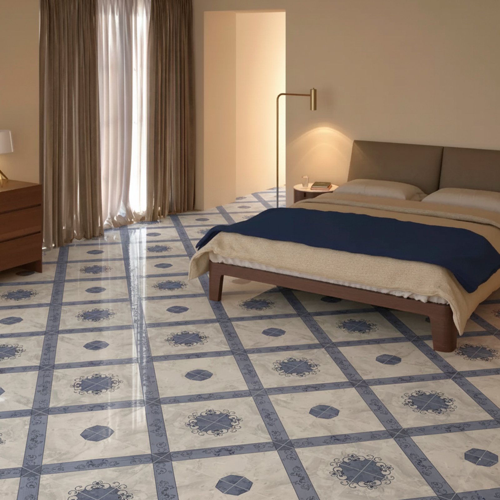 PISO CERÁMICO RAVELLO BRILLANTE