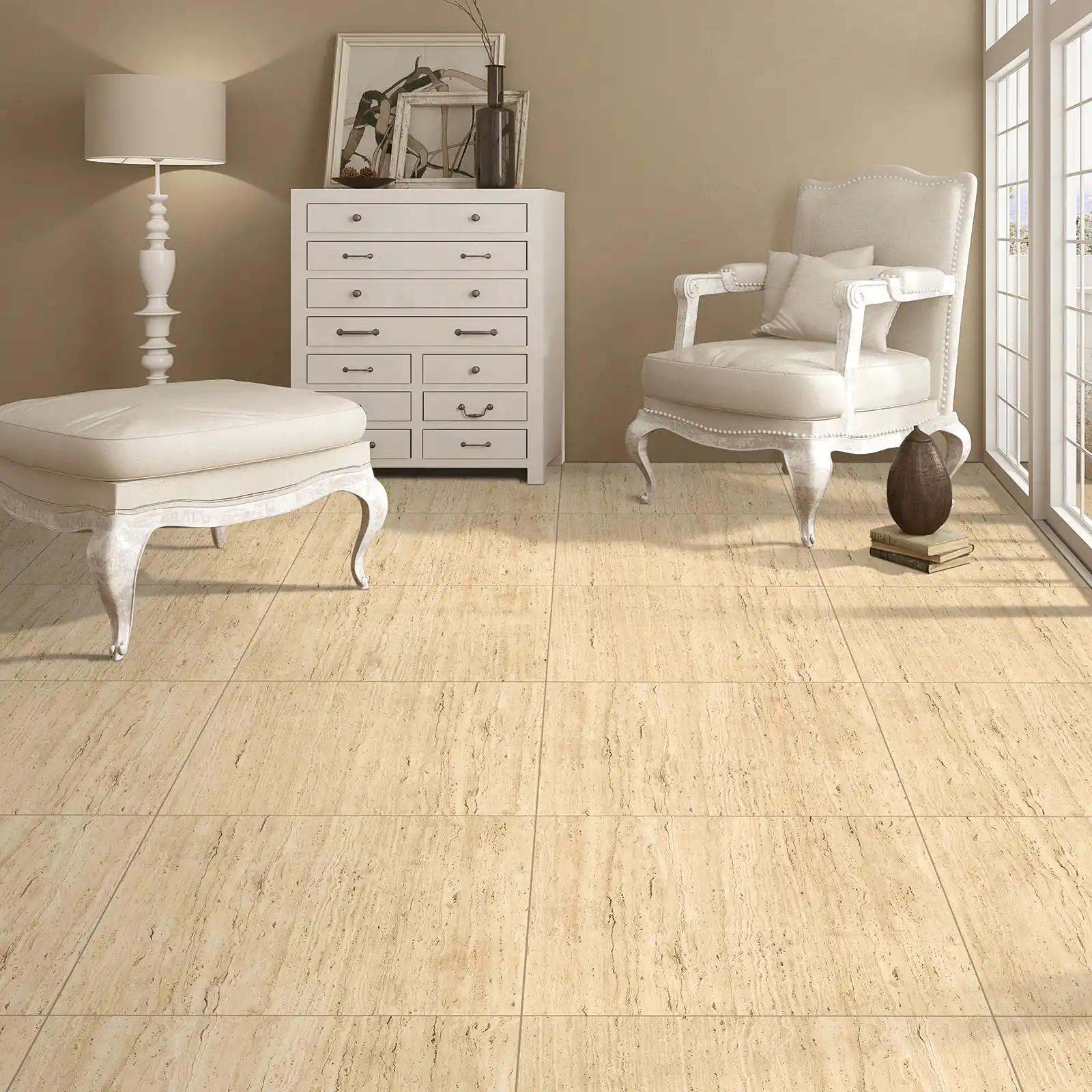 GRES  TRAVERTINO MATE